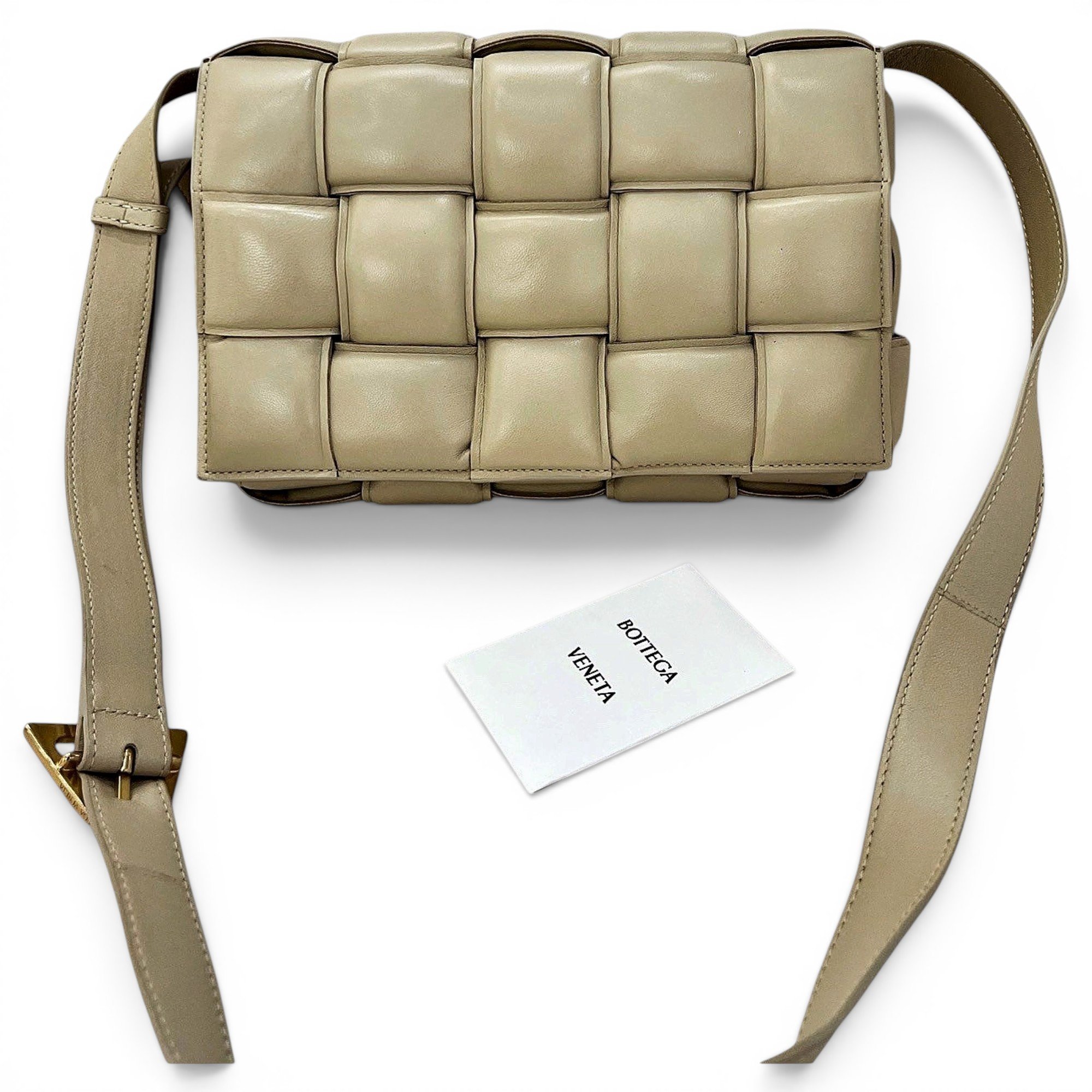 Cassette Padded leather handbag