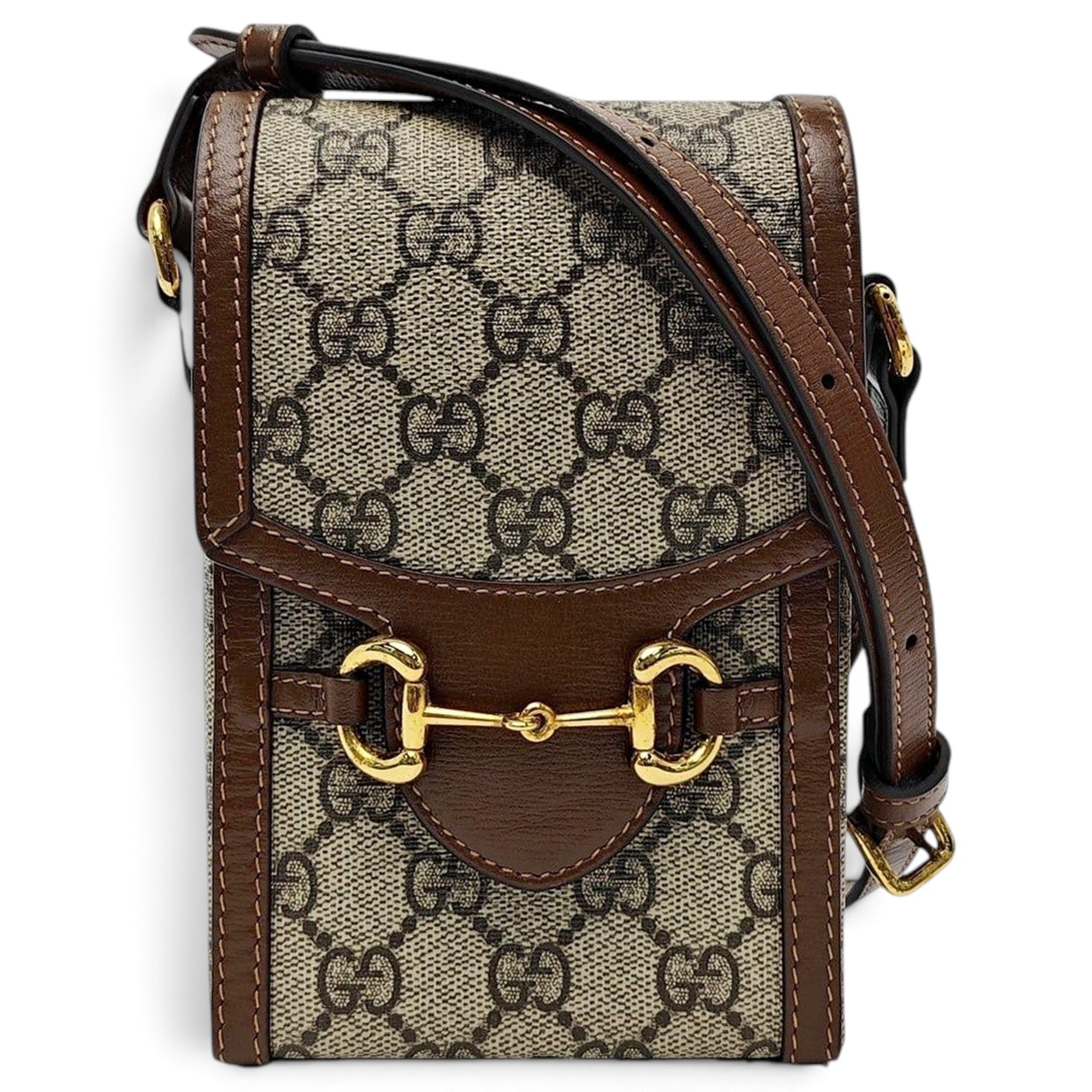 Handle Horsebit 1955 leather handbag