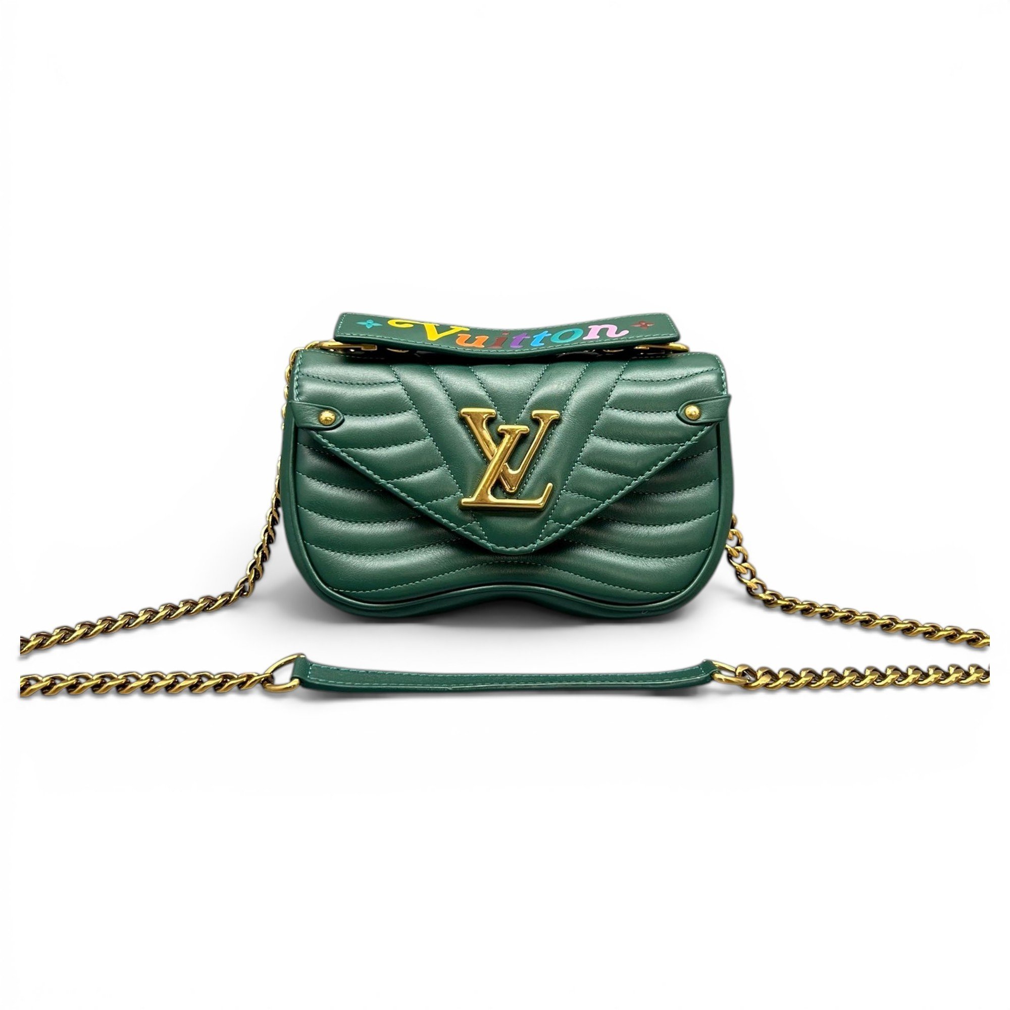 New Wave leather handbag
