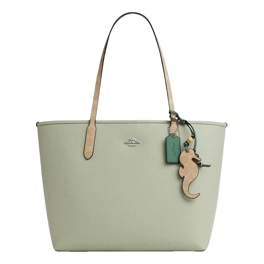 Leather tote