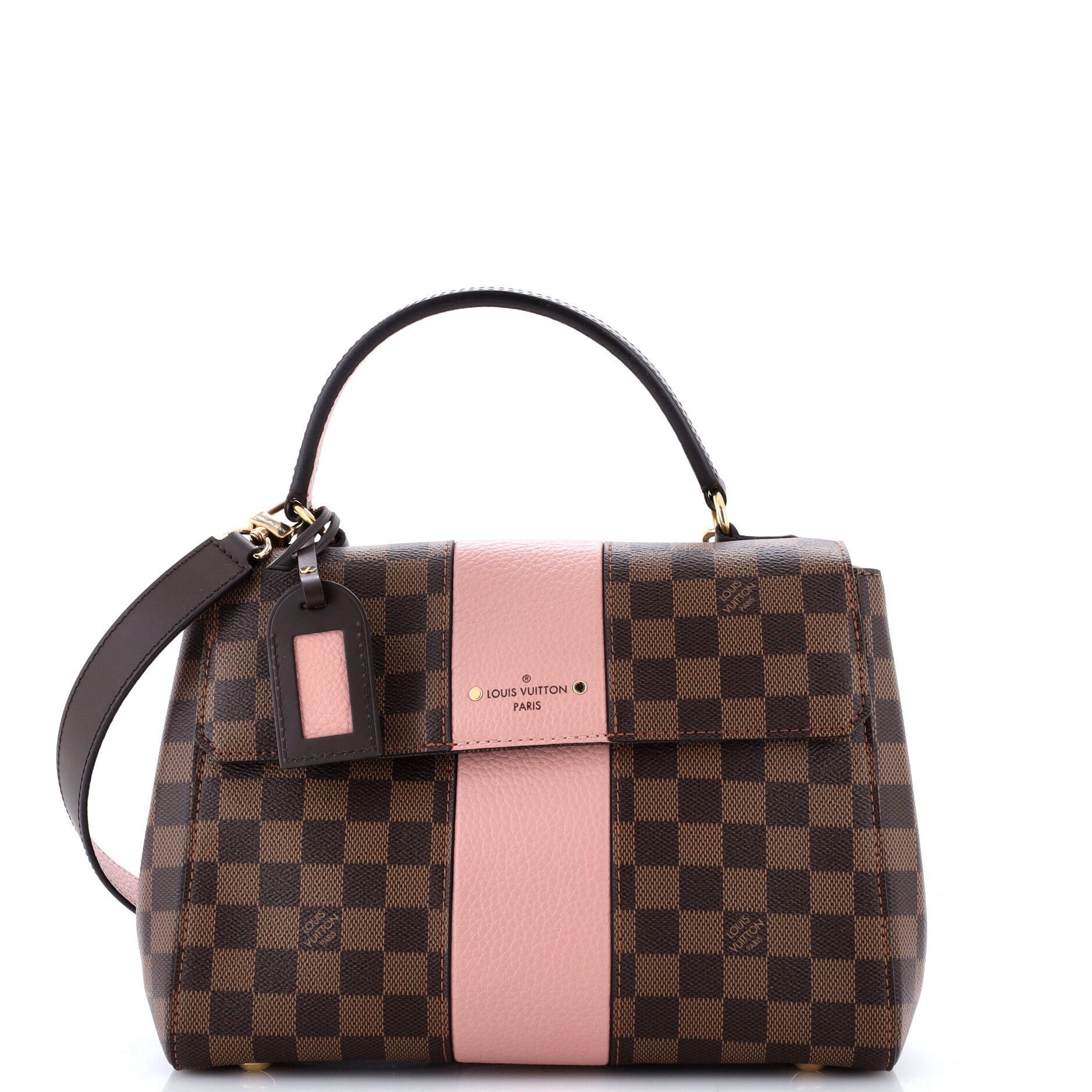 Bond Street Handbag Damier with Leather MM