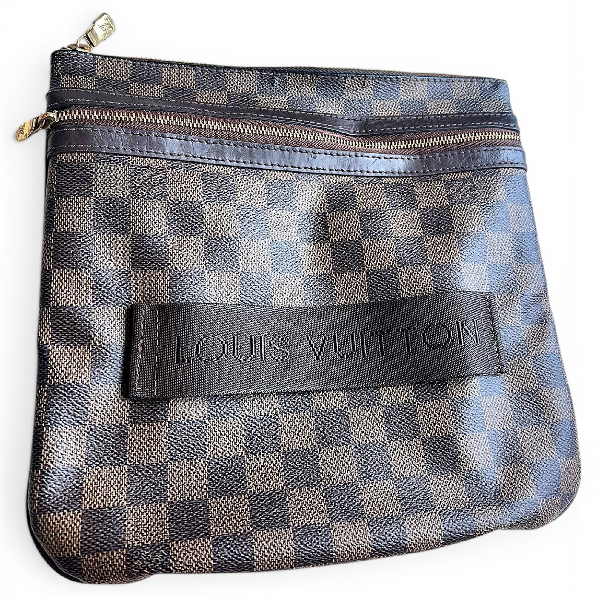 Louis Vuitton Saint-Louis leather clutch bag