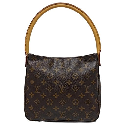 Looping leather handbag