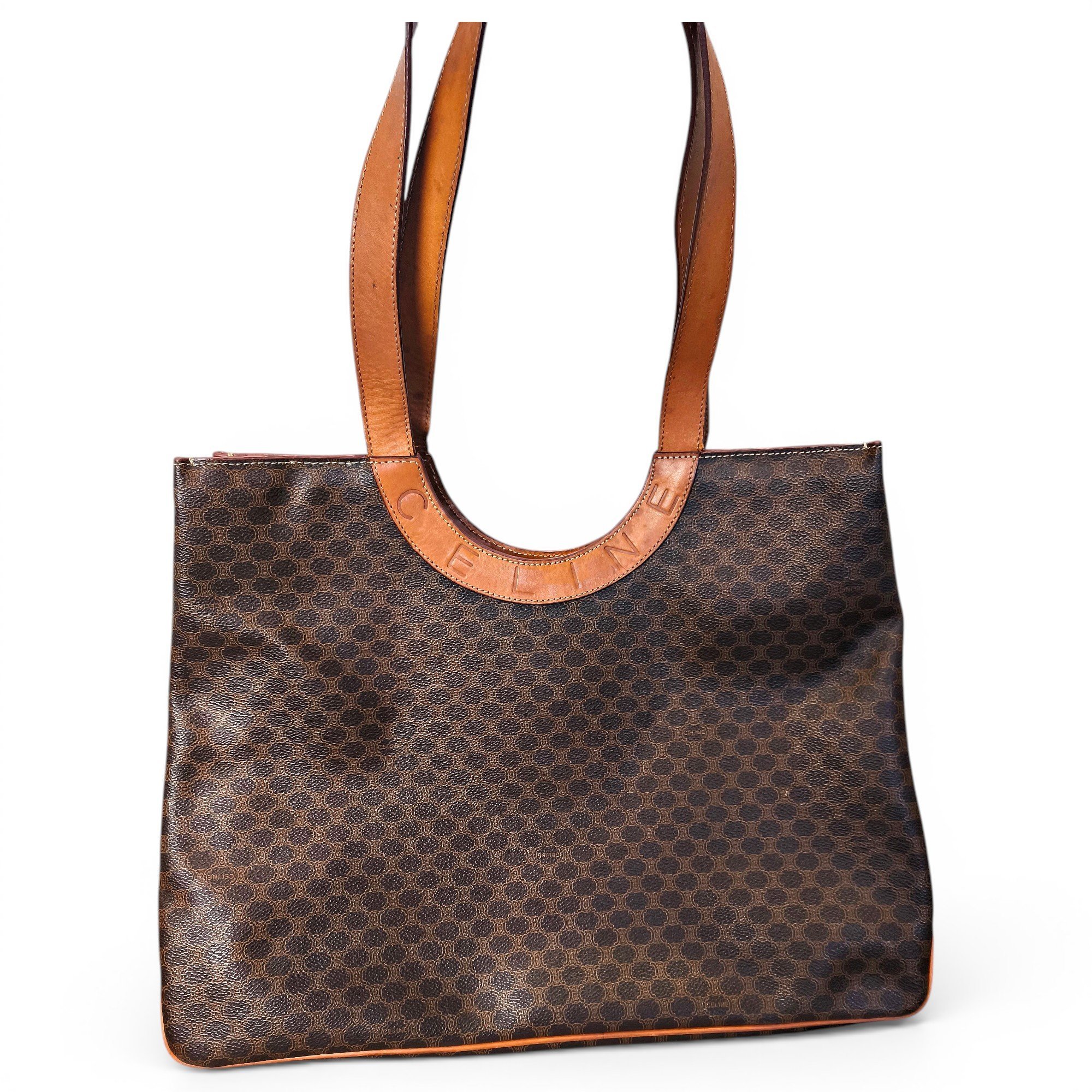 Leather tote