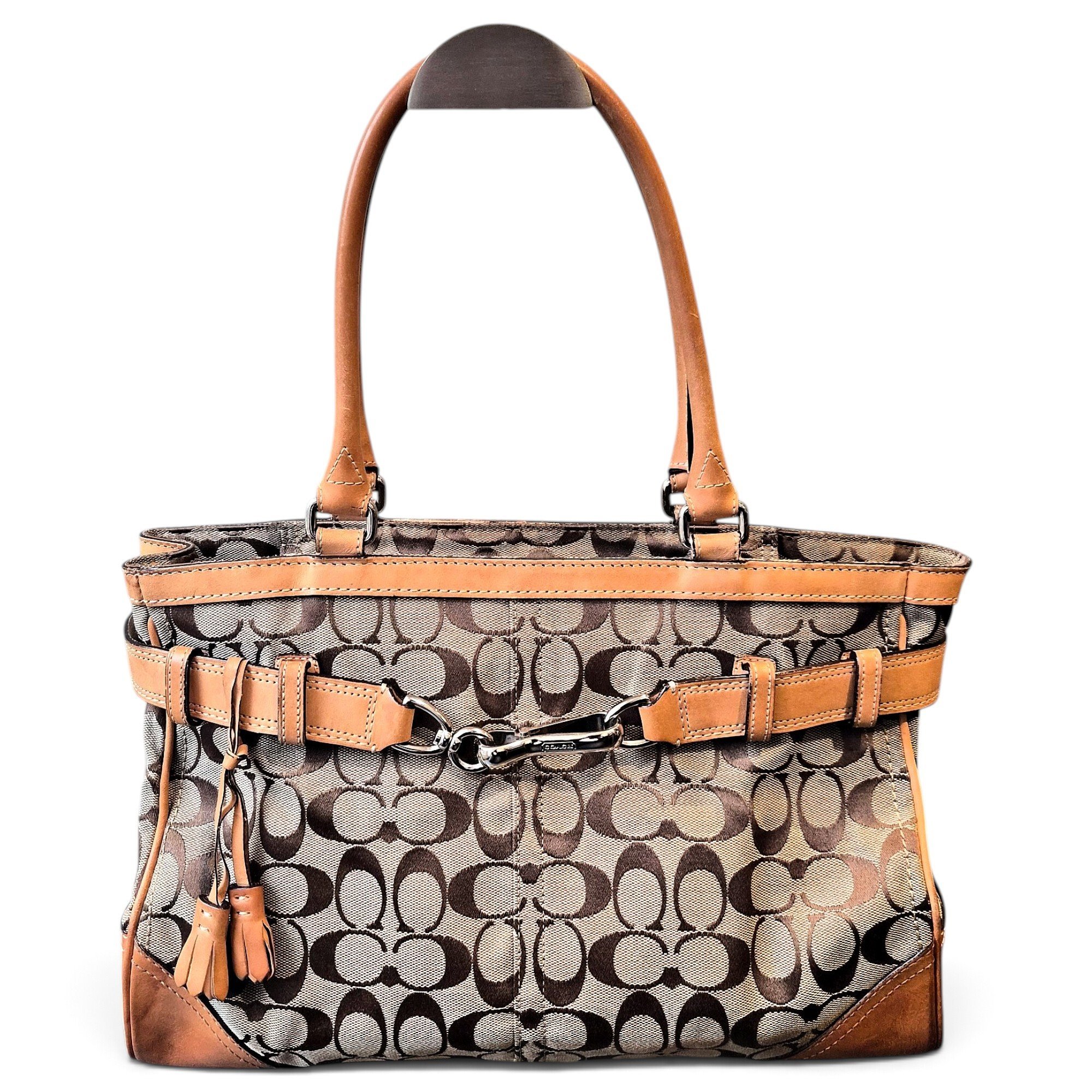 Leather handbag