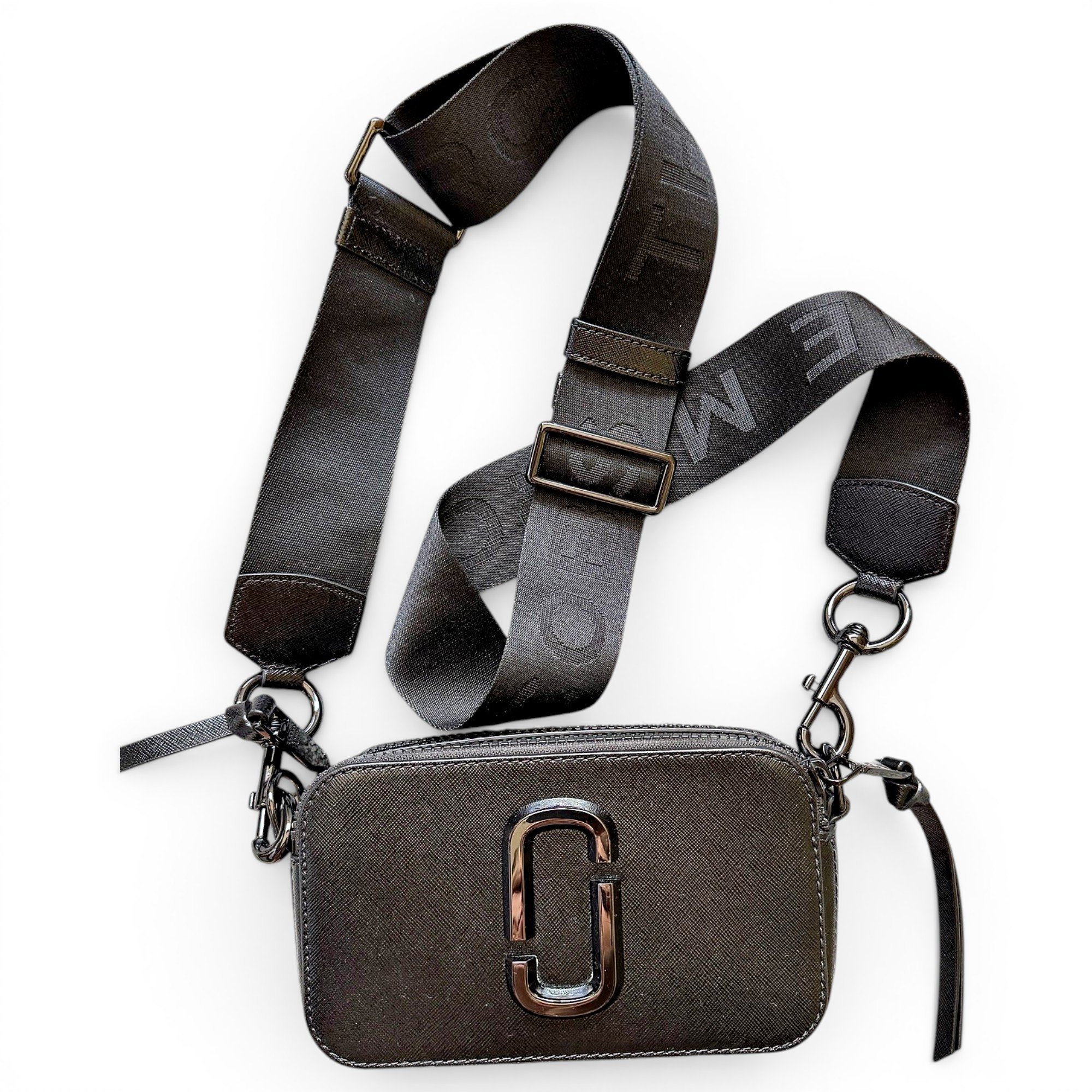 Snapshot leather crossbody bag