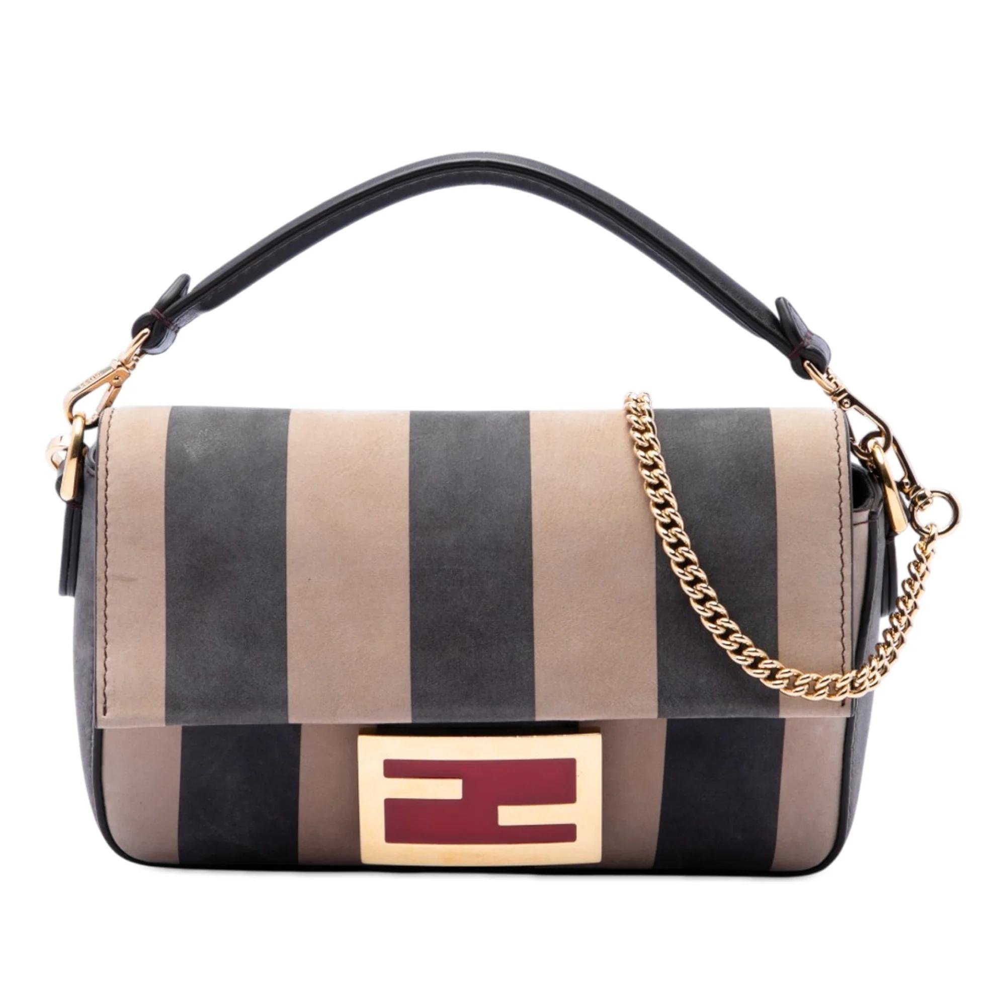 Baguette leather satchel