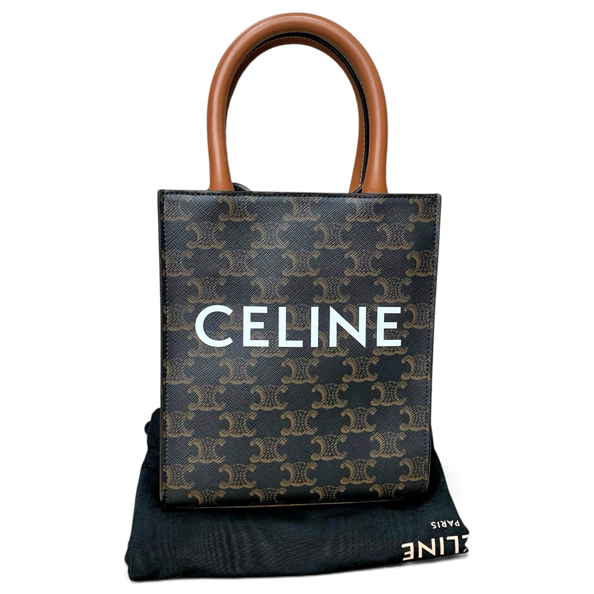 Cabas leather tote