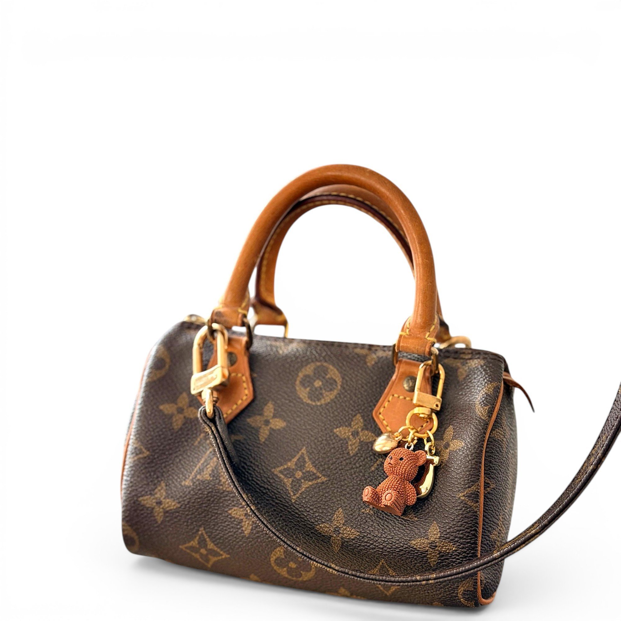 Louis Vuitton Nano Speedy / Mini HL leather handbag