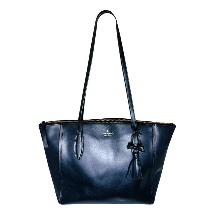 Leather tote