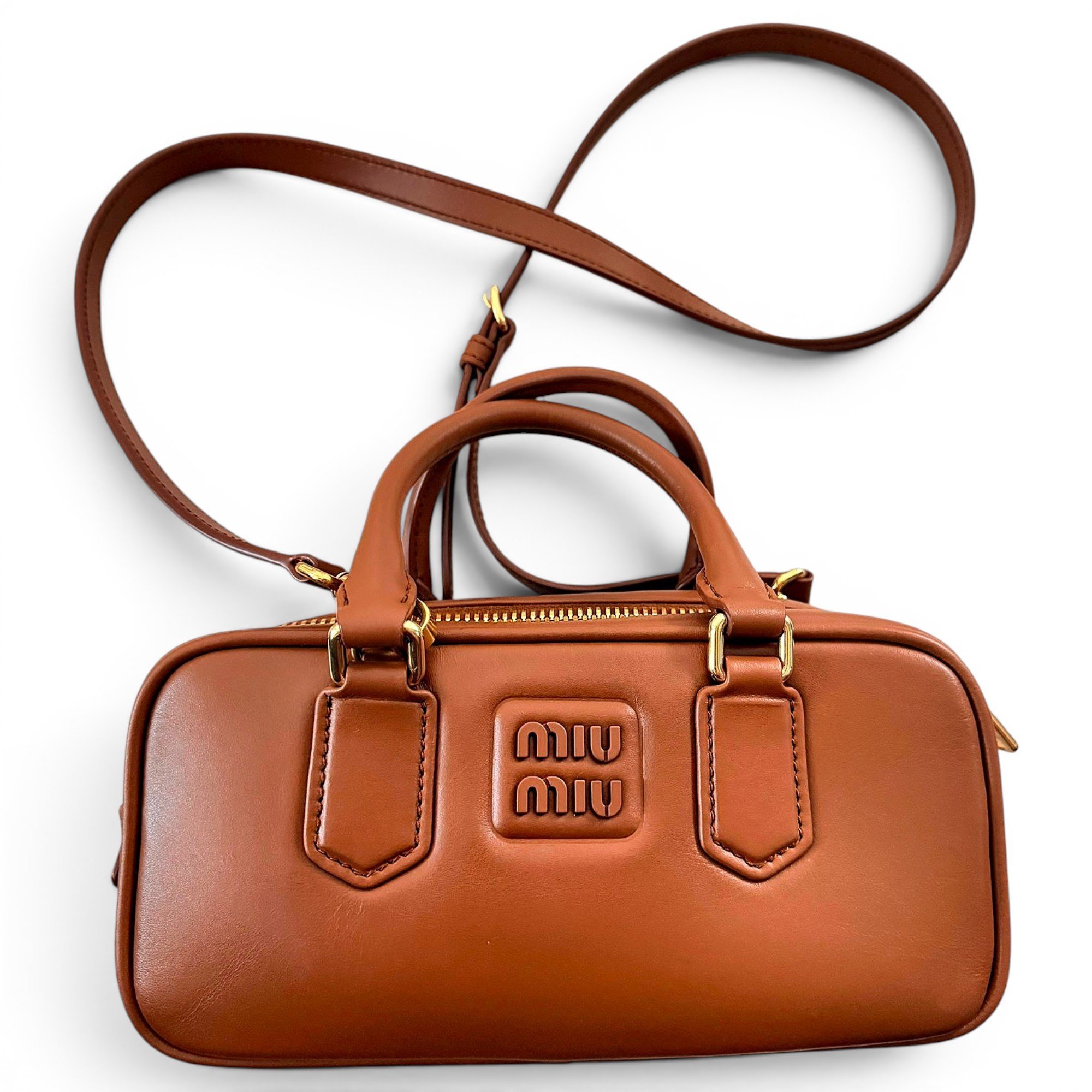 Arcadie leather handbag