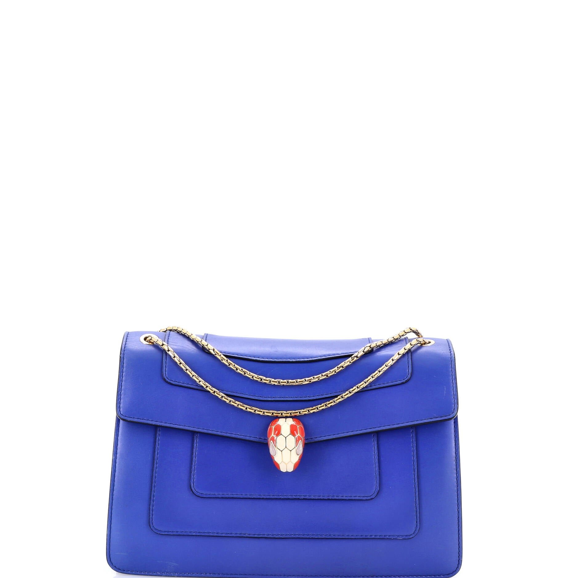 Bvlgari Serpenti Forever Shoulder Bag Leather Small