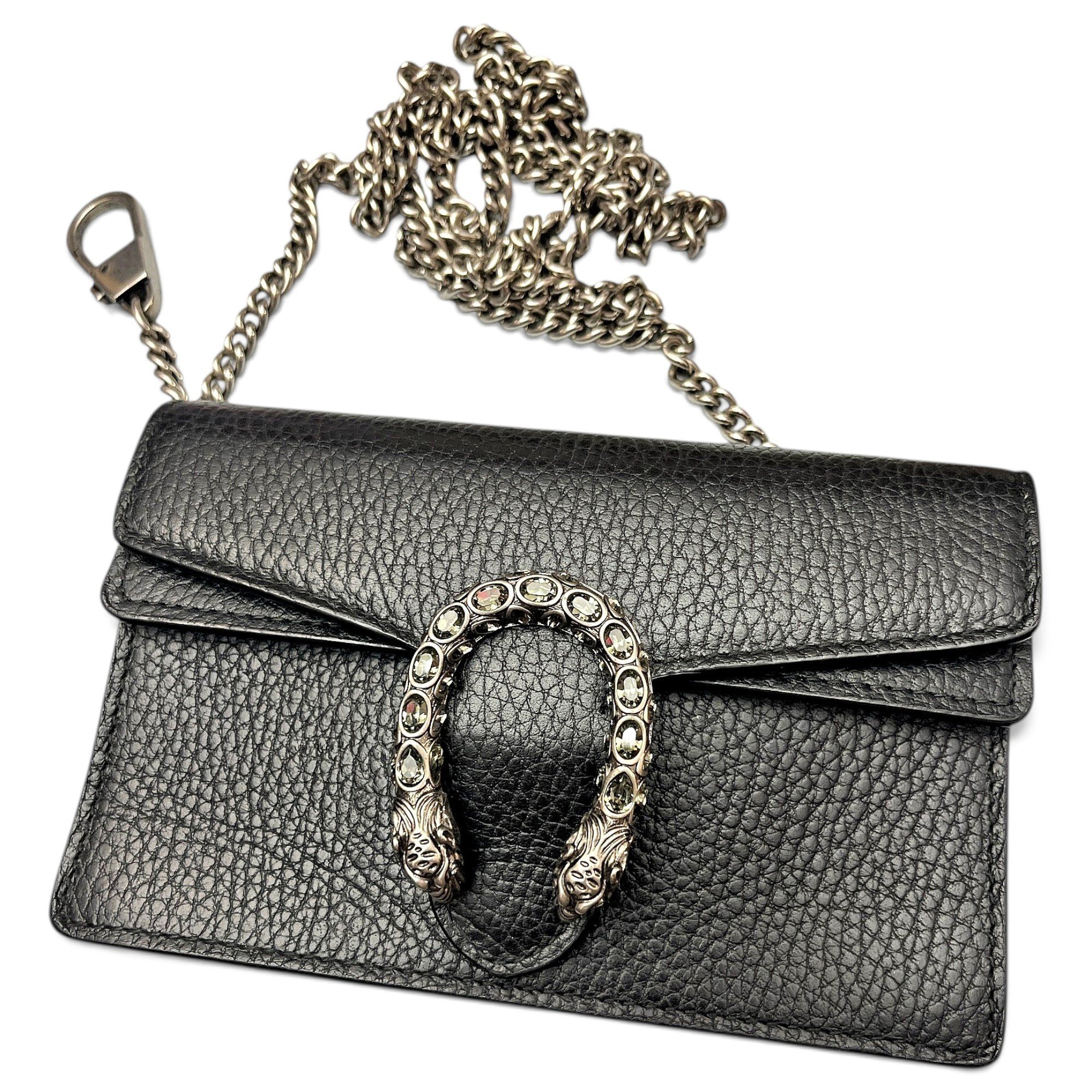 Dionysus Super Mini leather crossbody bag