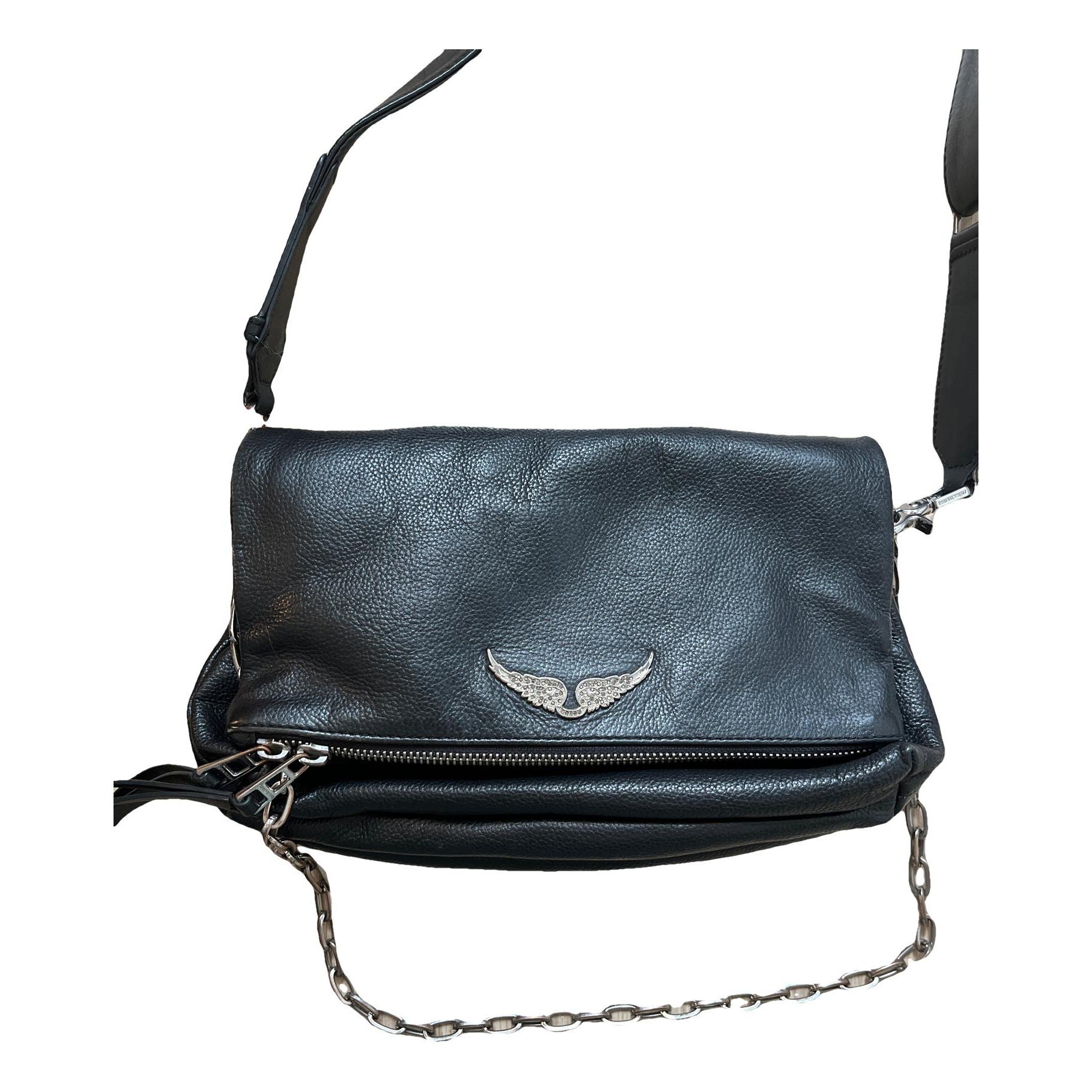 Rock faux fur crossbody bag