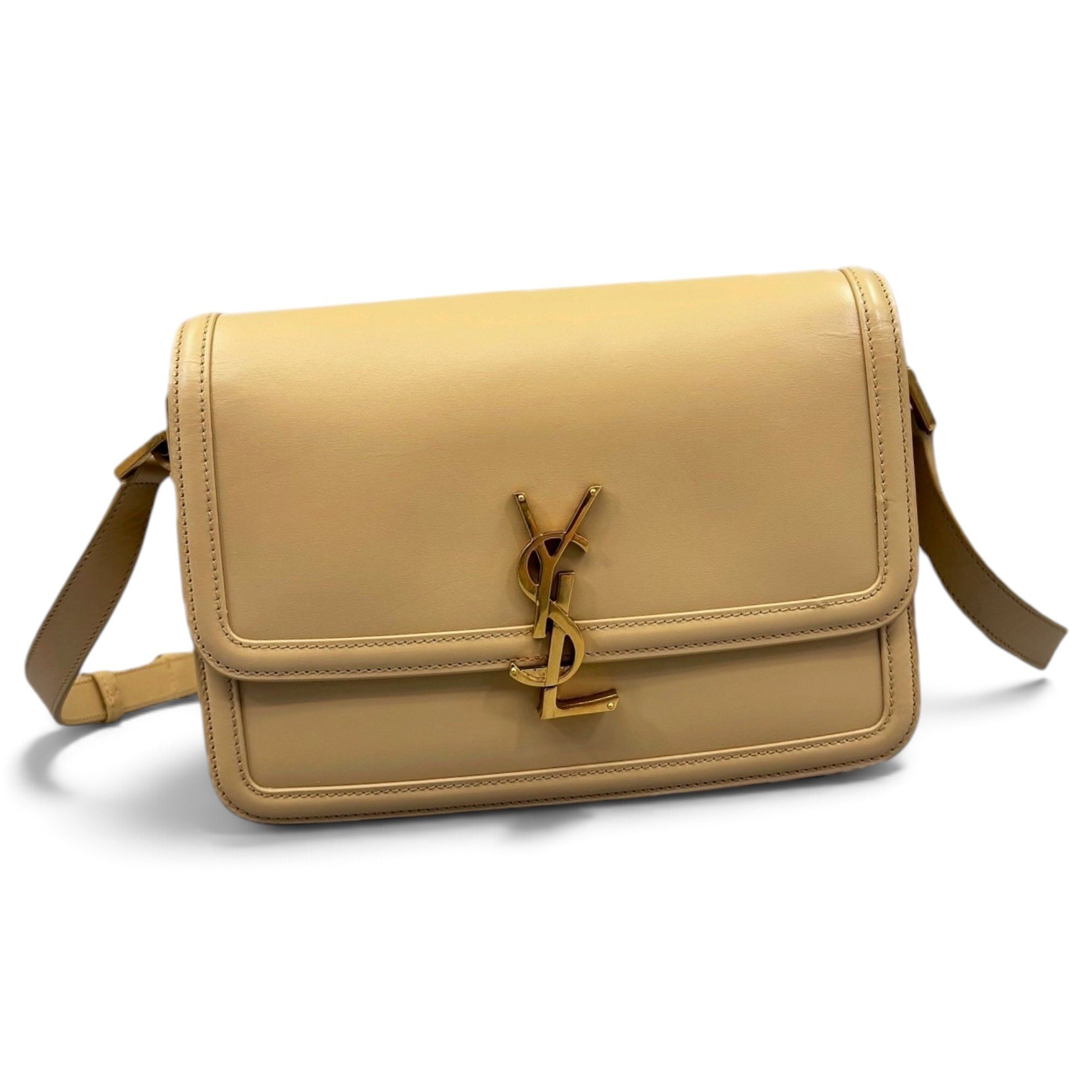 Solférino leather handbag