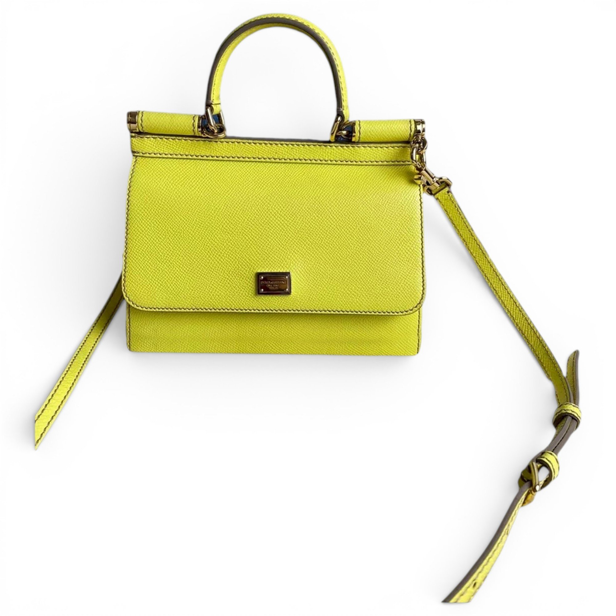 Dolce & Gabbana Sicily leather handbag