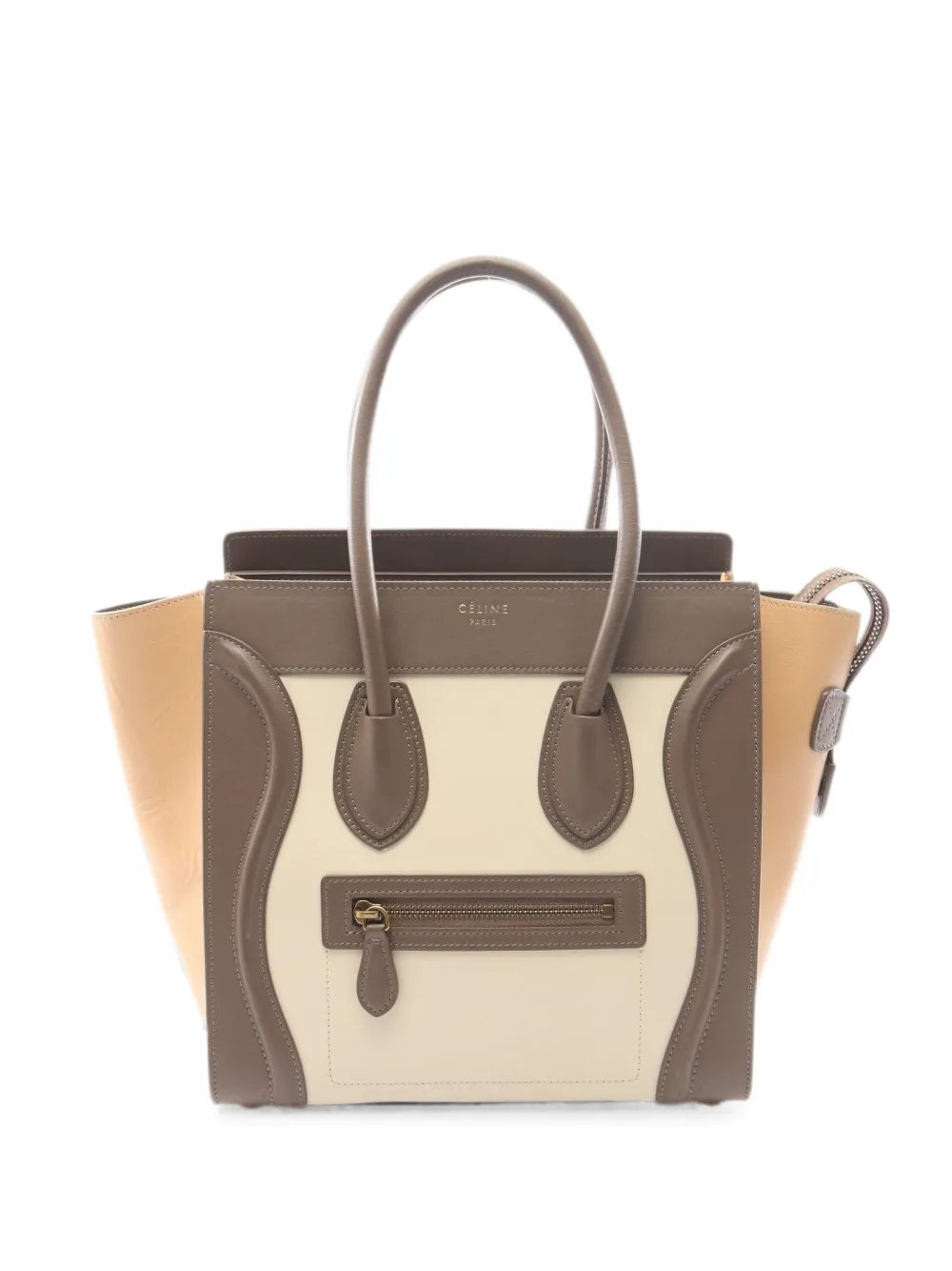 2000s micro Luggage tote bag
