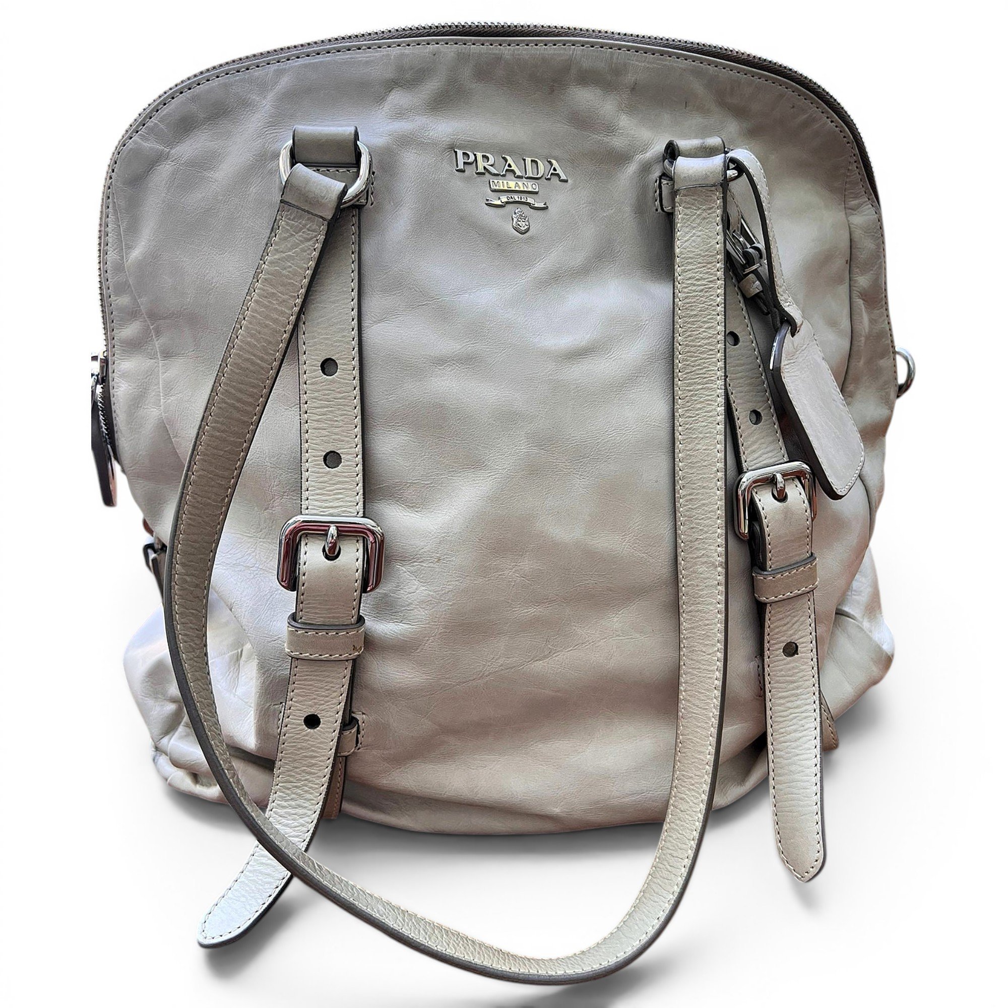 Leather handbag