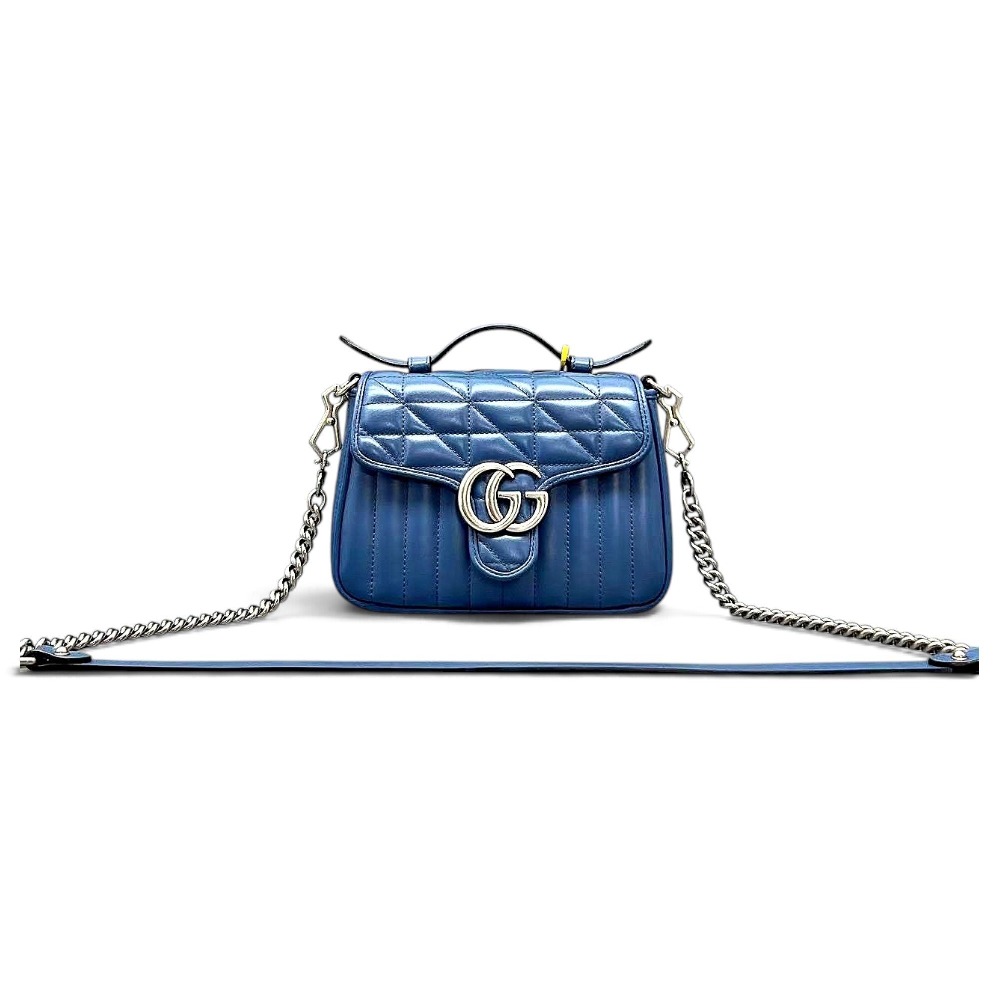 GG Marmont Flap leather crossbody bag