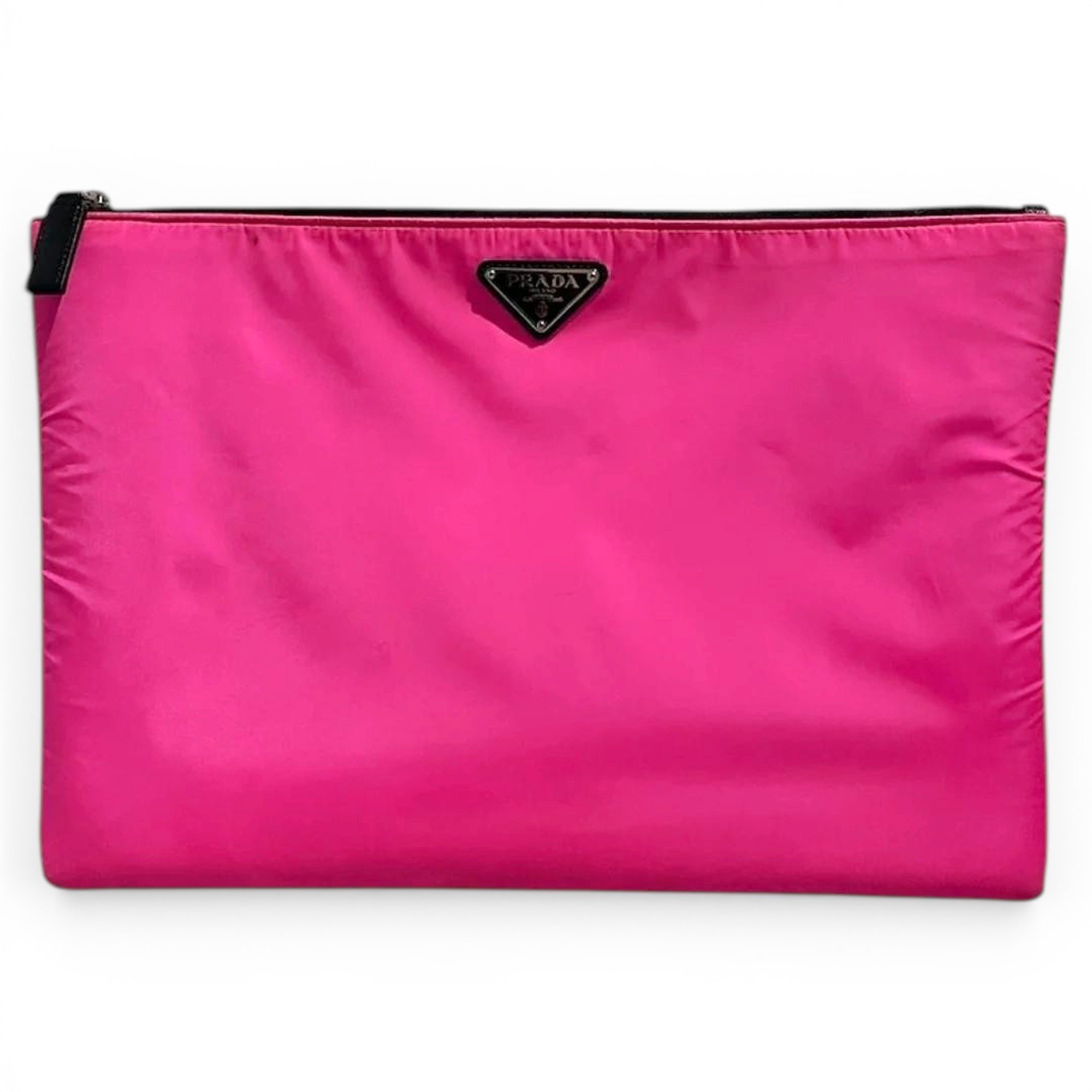 Re-Nylon clutch bag