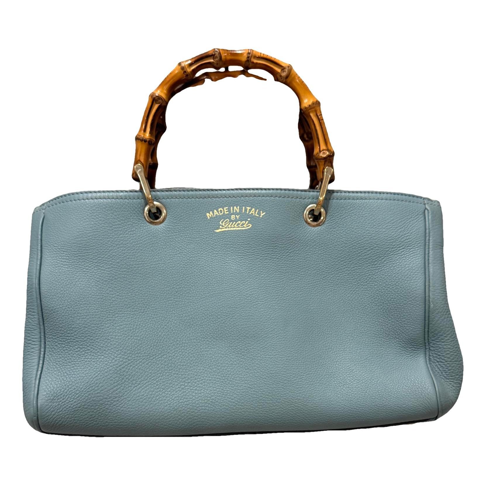 Bamboo leather satchel