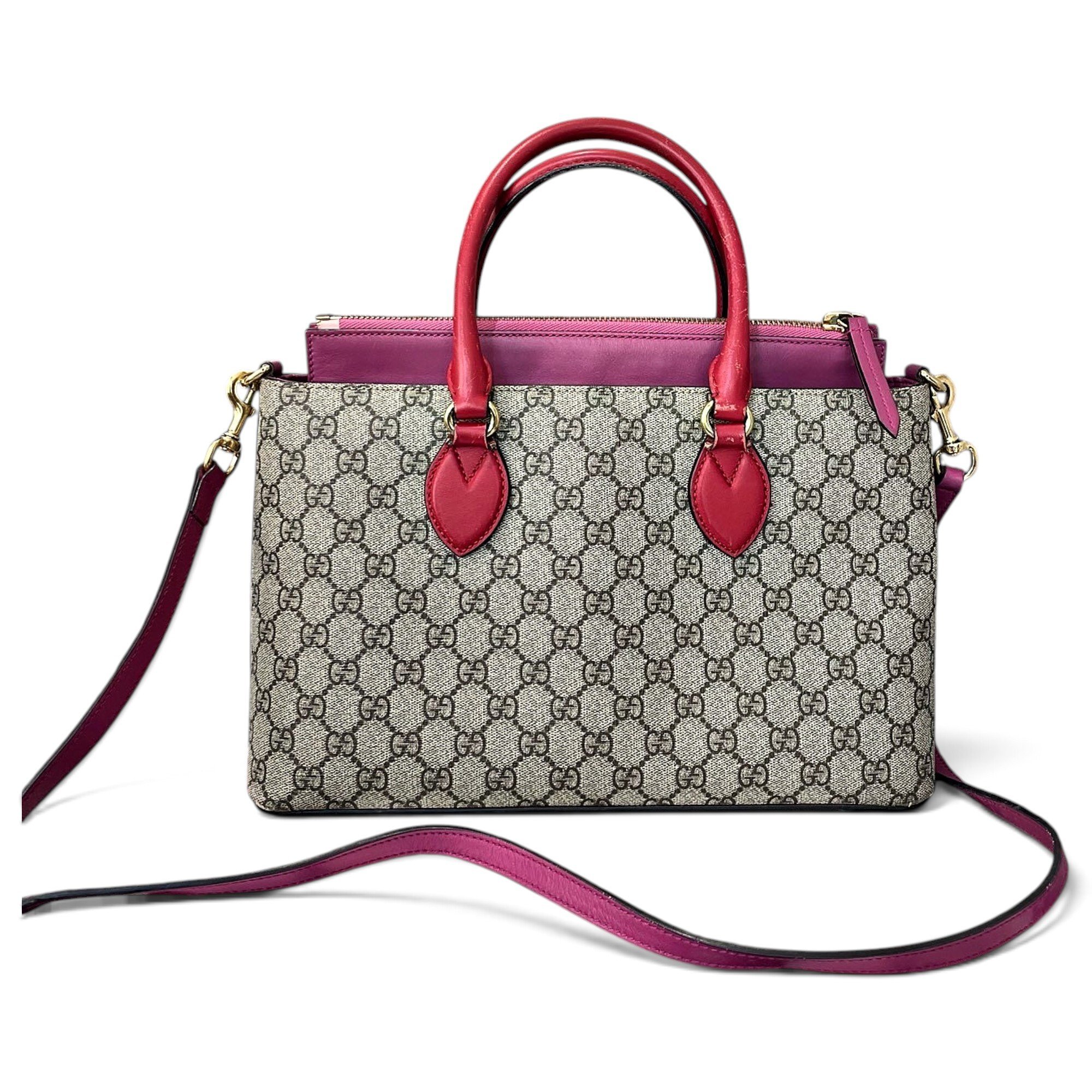 Leather tote