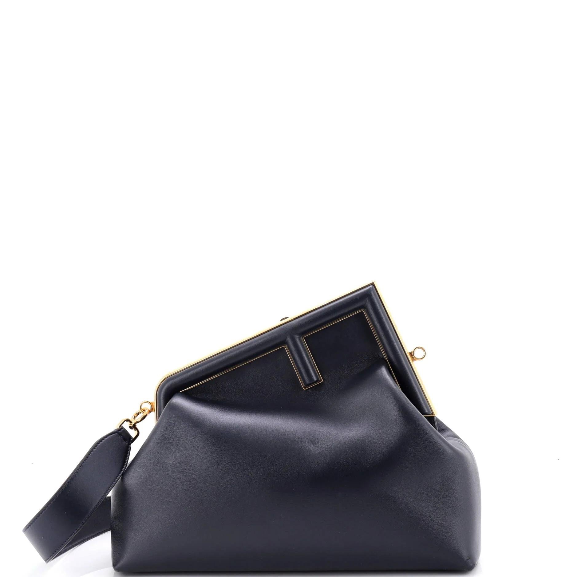 Leather clutch bag