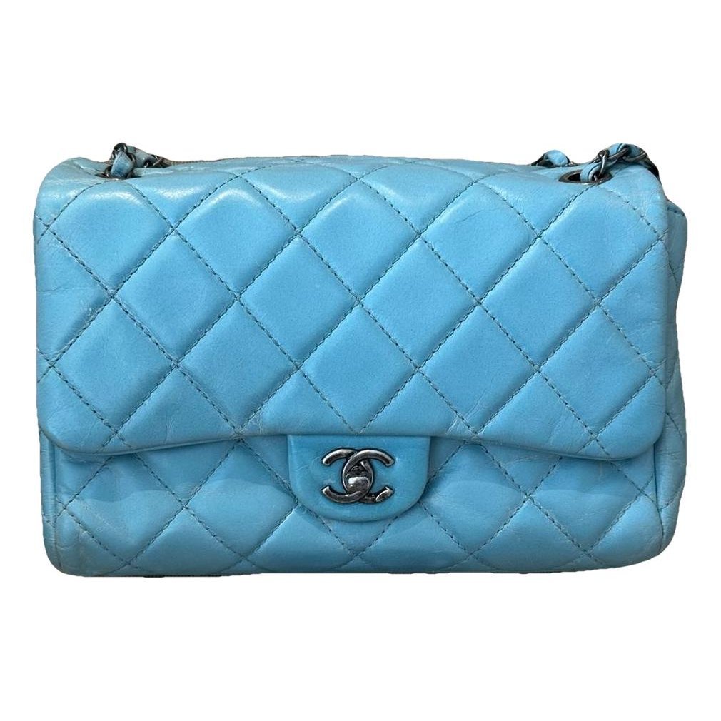 Trendy CC Flap leather handbag