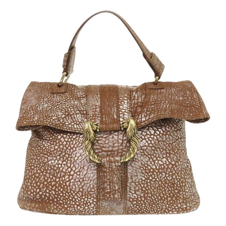 Bulgari leather handbag