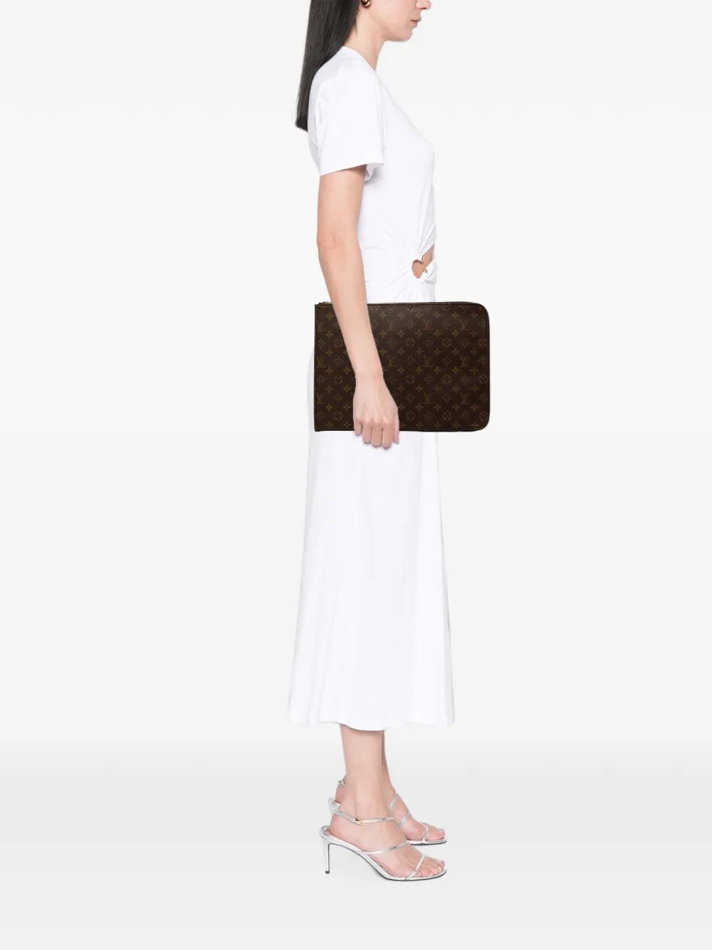 1988 Monogram Poche Documents Portfolio business bag