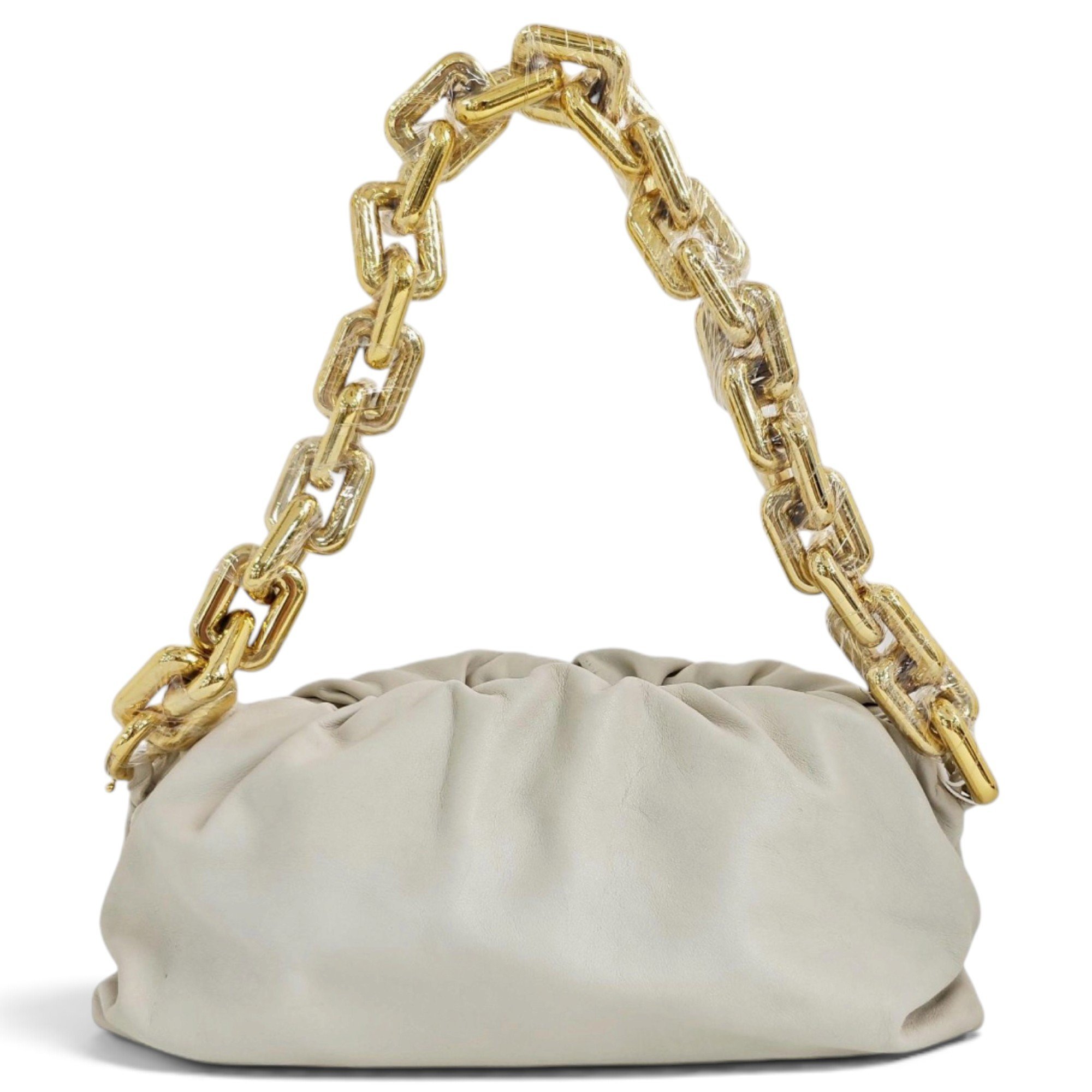 Chain Pouch leather handbag