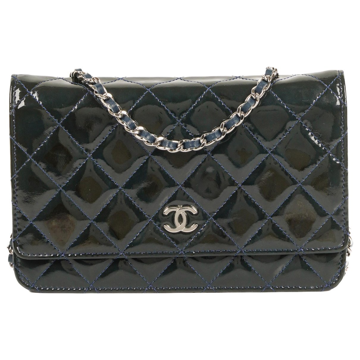 Patent leather crossbody bag