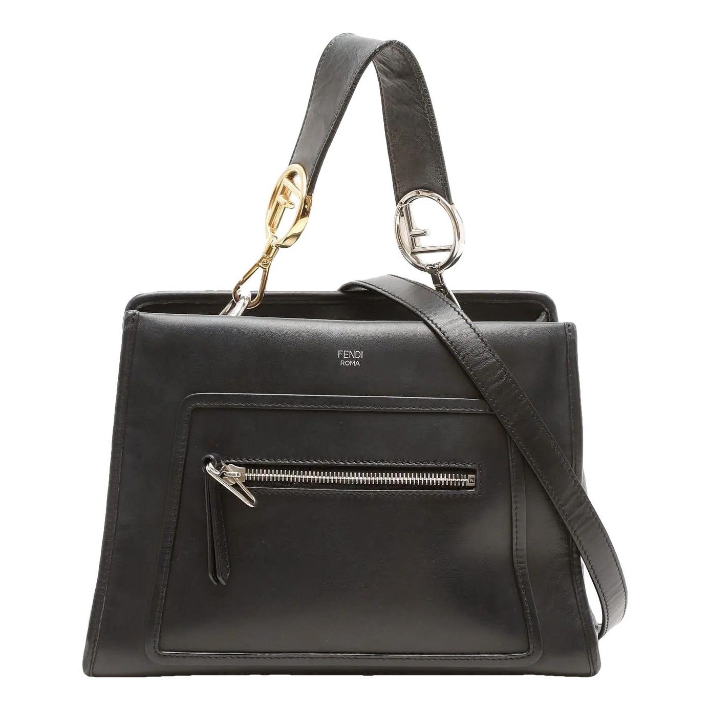 Runaway leather handbag