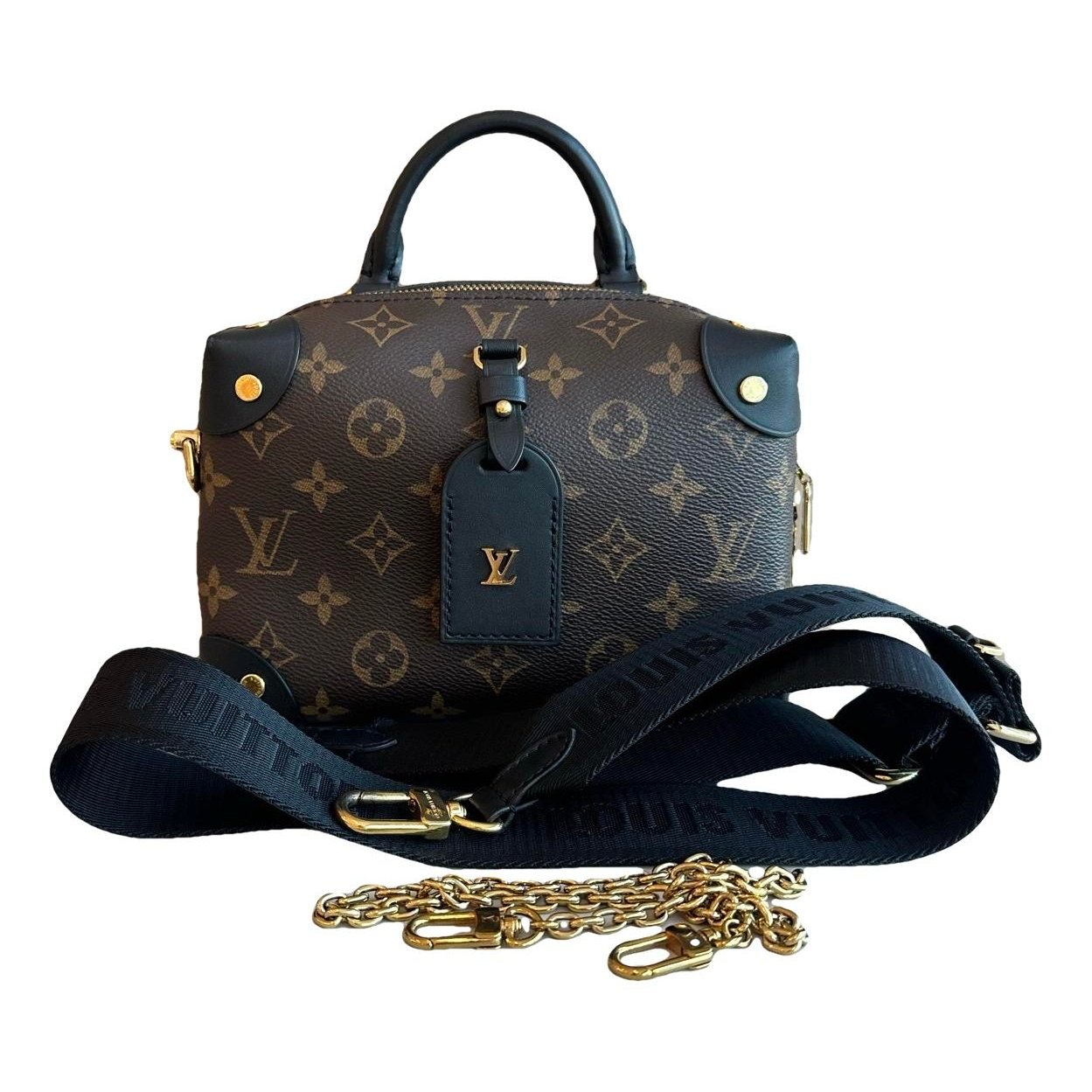Petite Malle Souple leather handbag