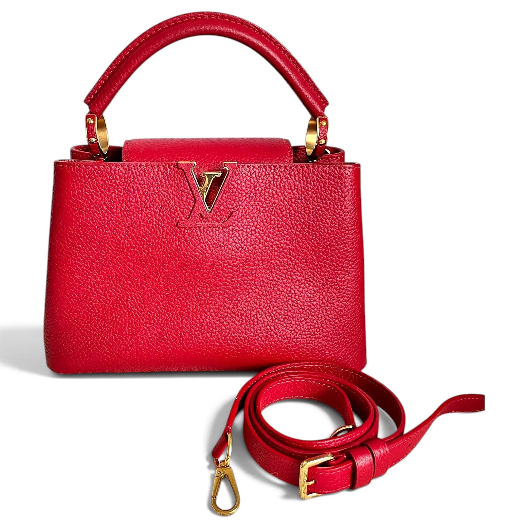 Capucines leather handbag
