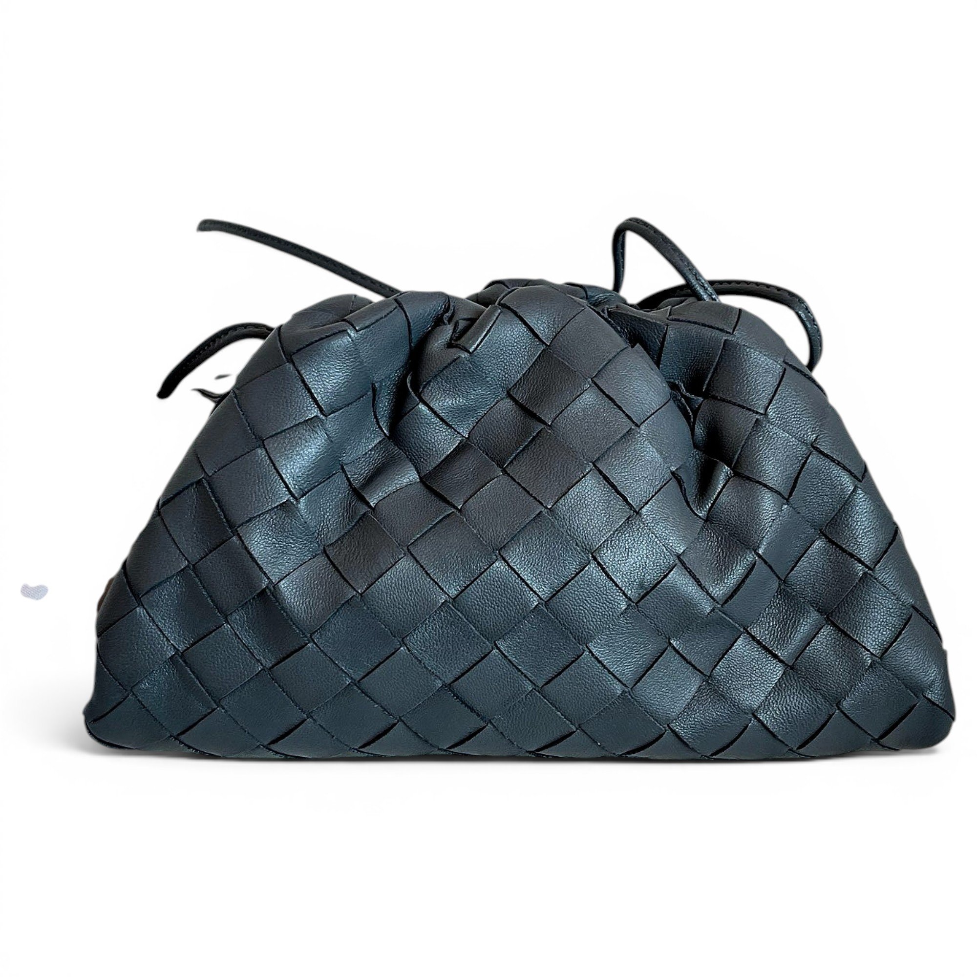 Pouch leather crossbody bag