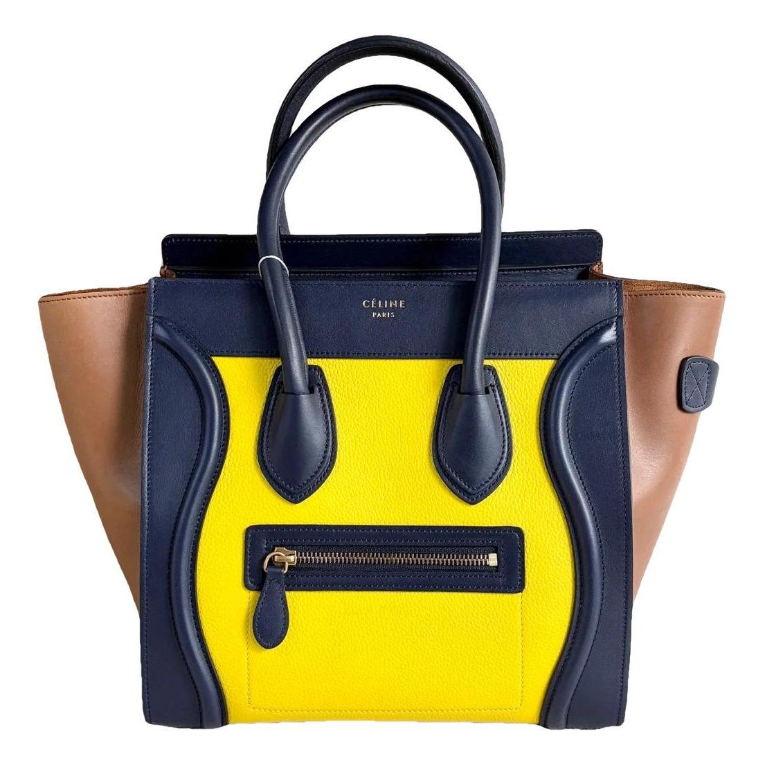 Luggage leather tote