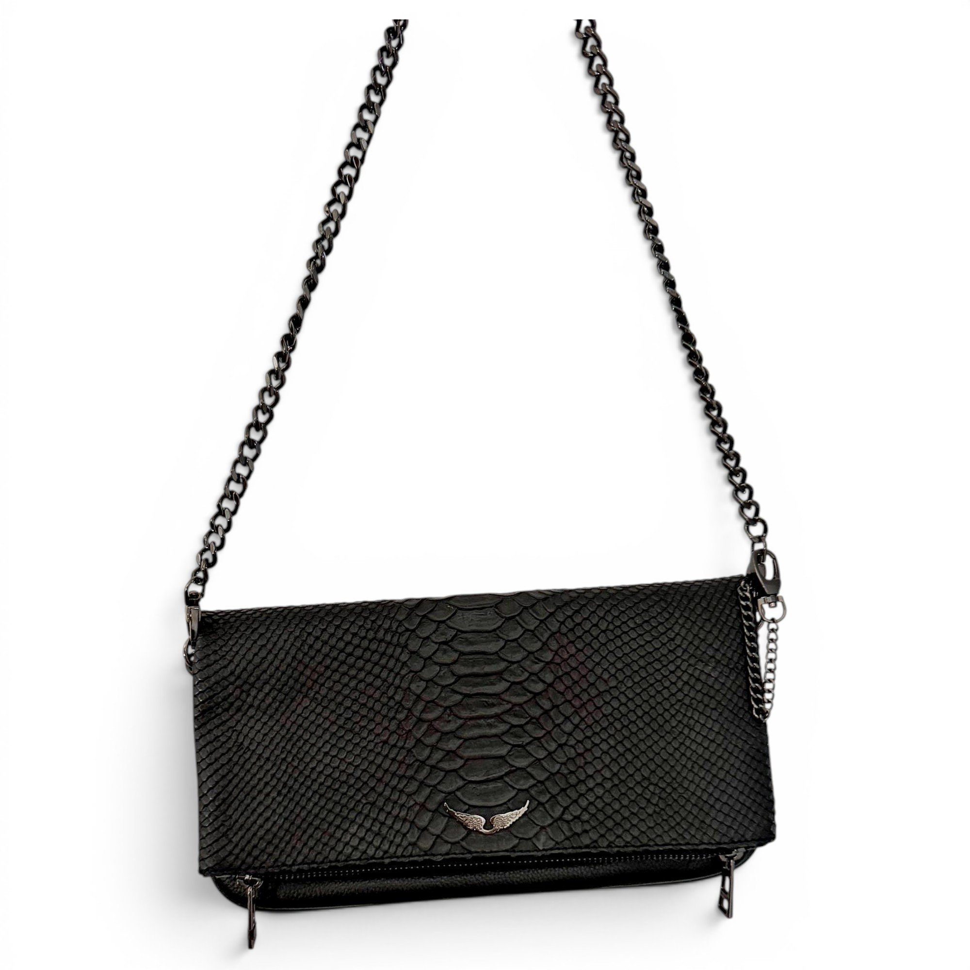 Rock leather handbag