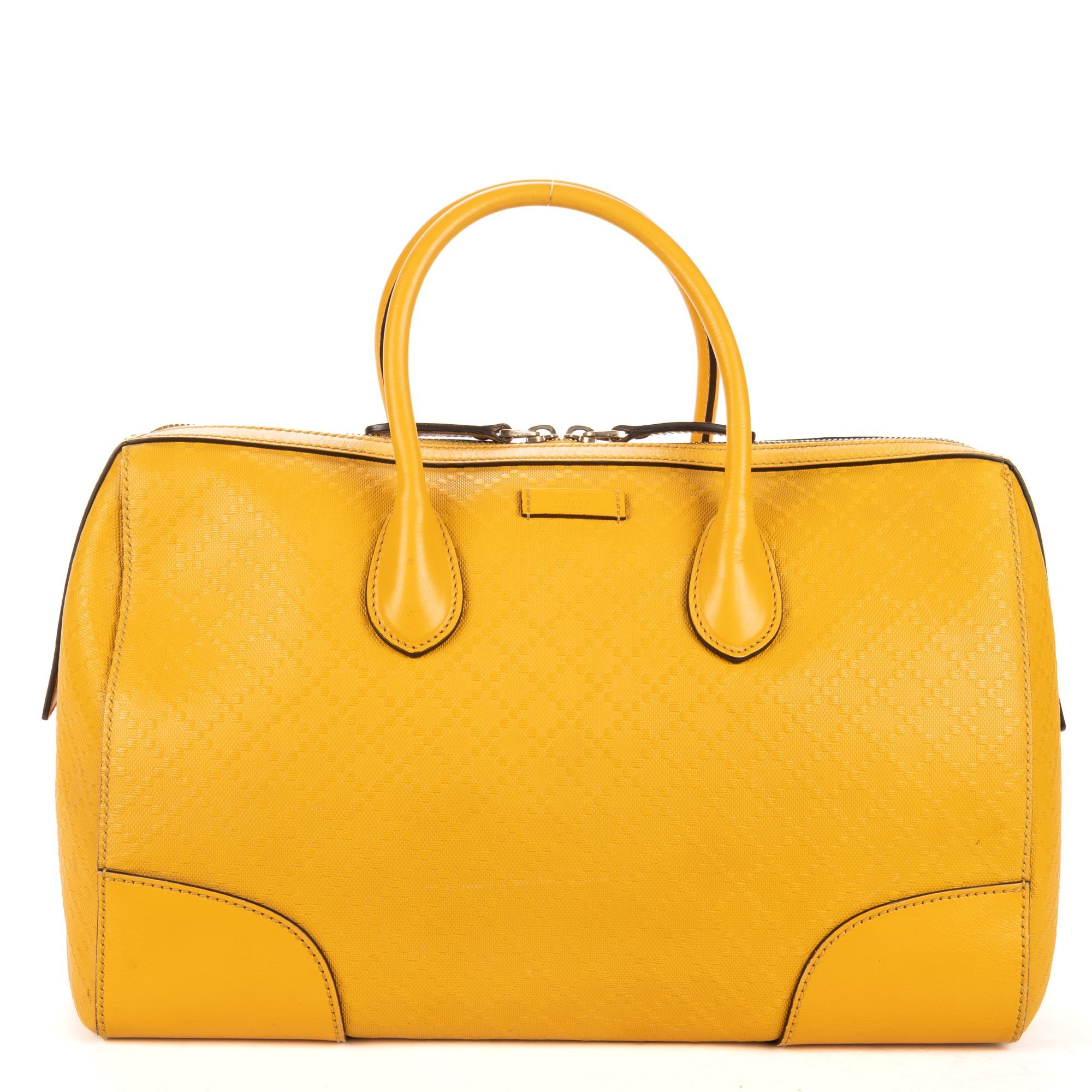 Boston leather handbag