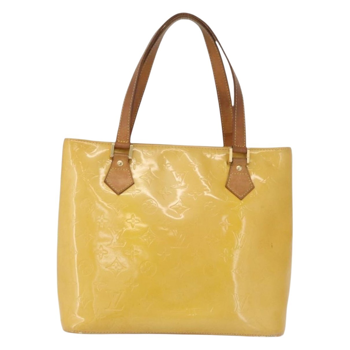 Houston patent leather handbag