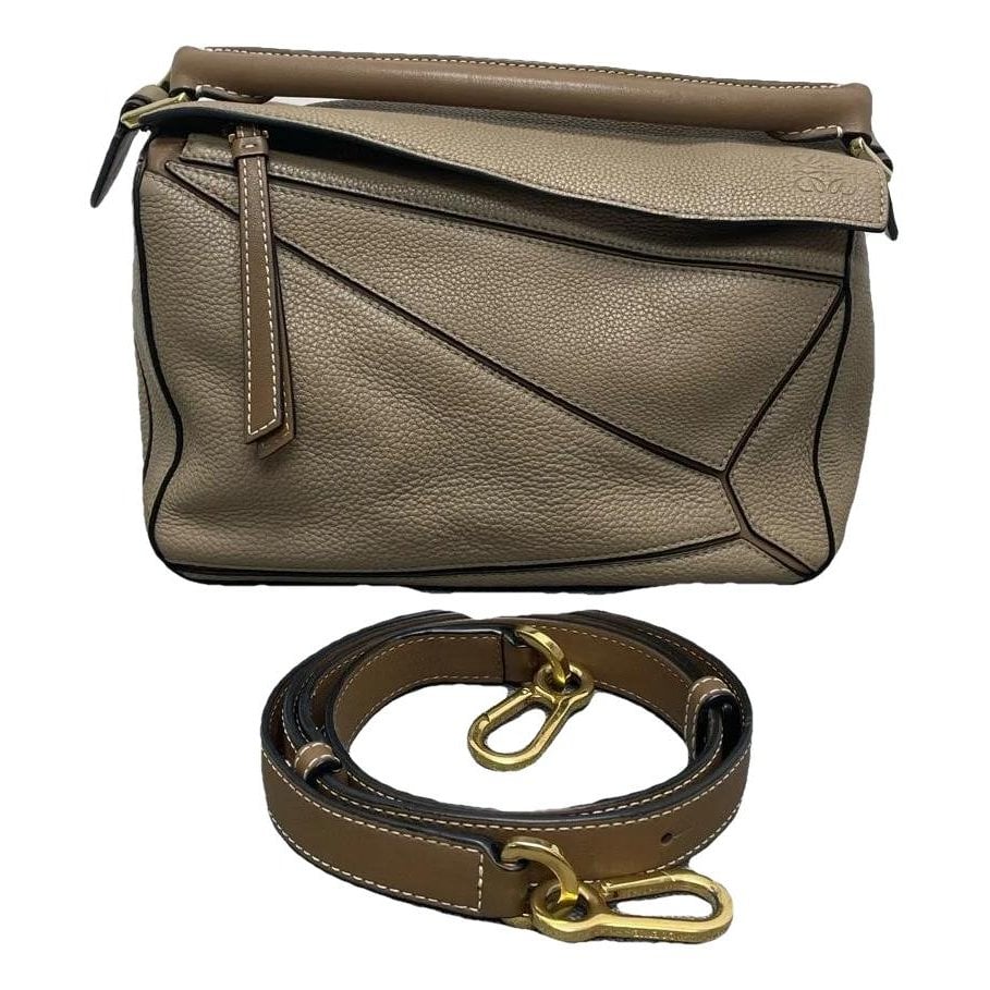 Puzzle leather mini bag
