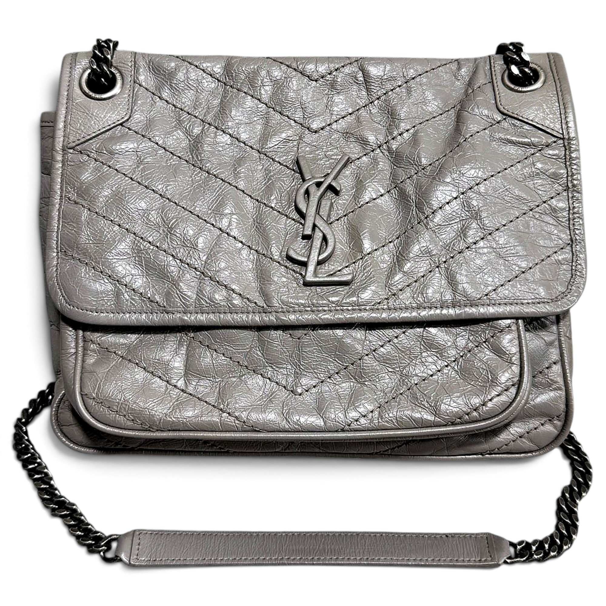 Niki leather crossbody bag
