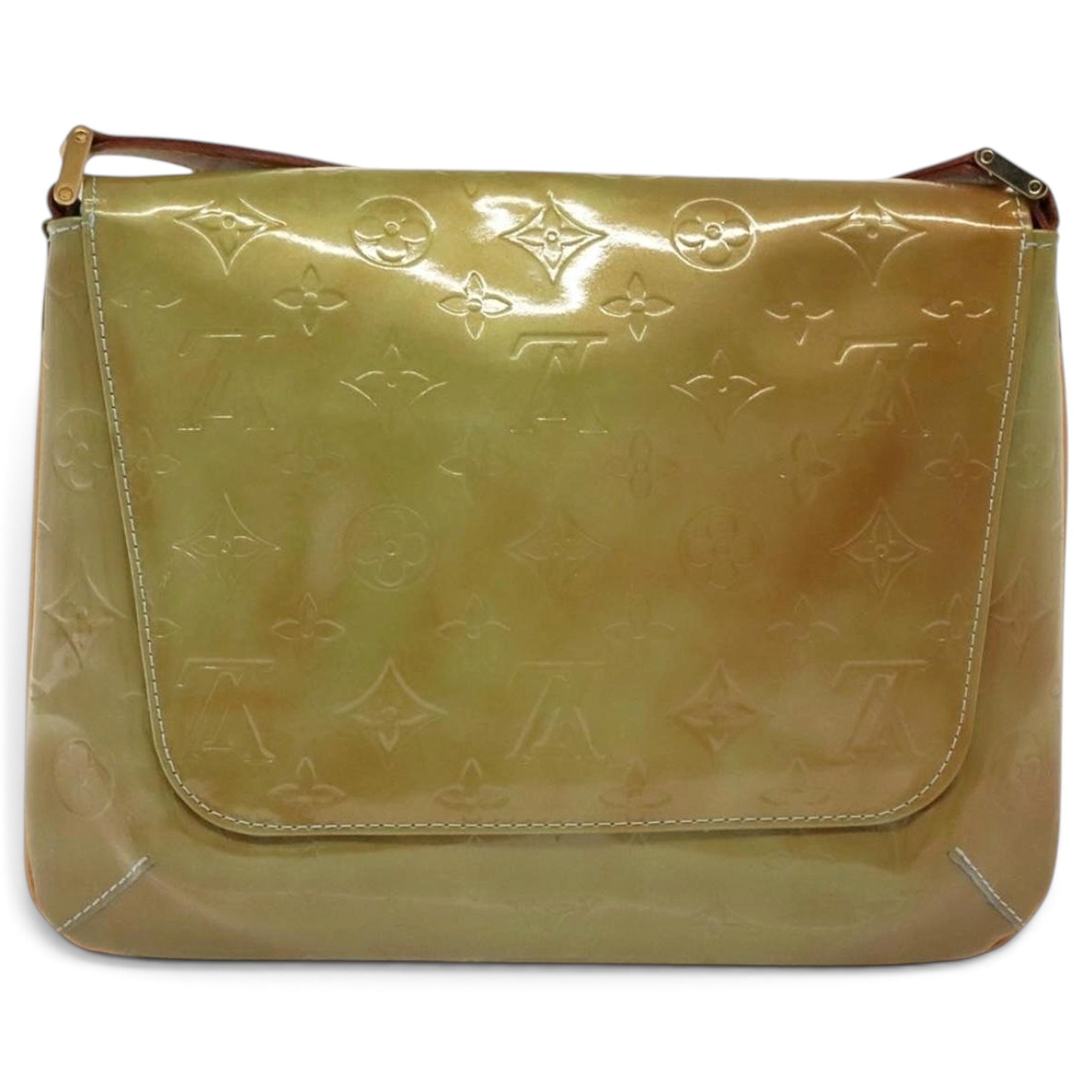 Thompson patent leather handbag