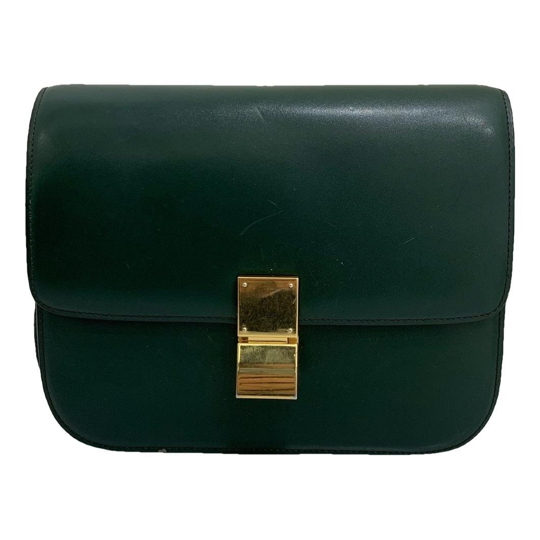 Classic leather crossbody bag