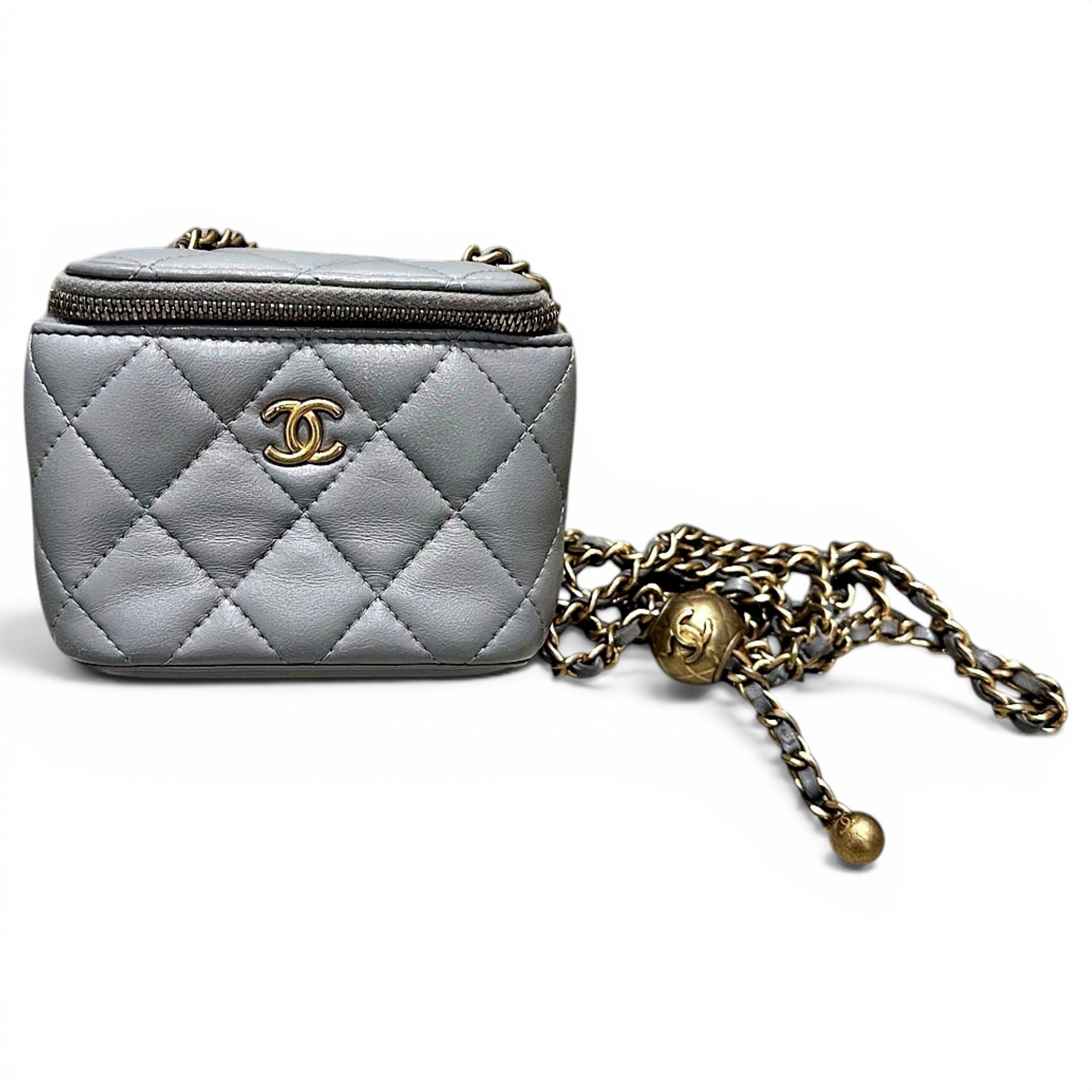 Trendy CC Vanity leather handbag