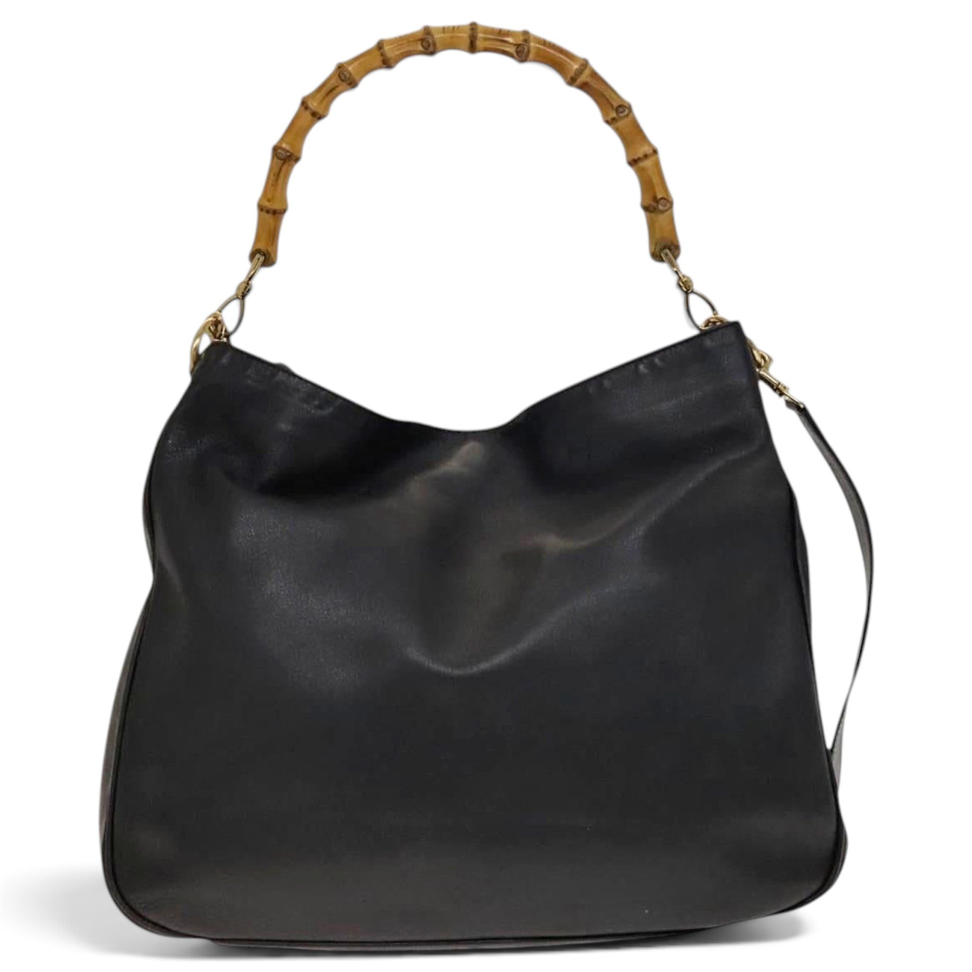 Bamboo leather handbag