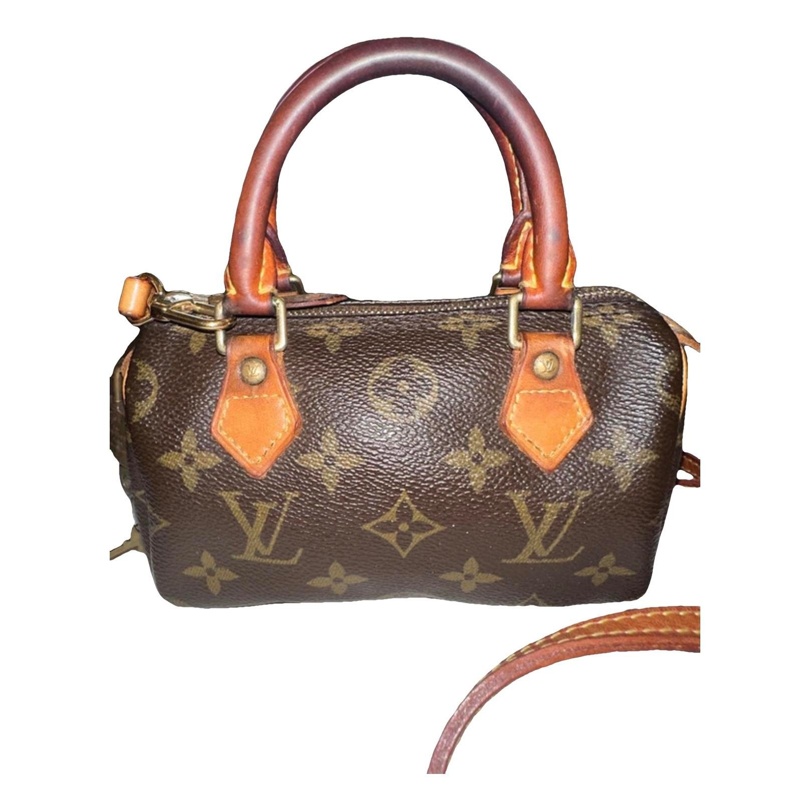 Nano Speedy / Mini HL leather handbag