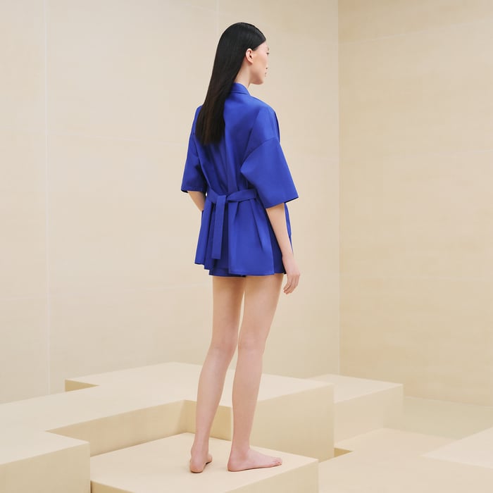 Bleu Outremer Beach Shirt