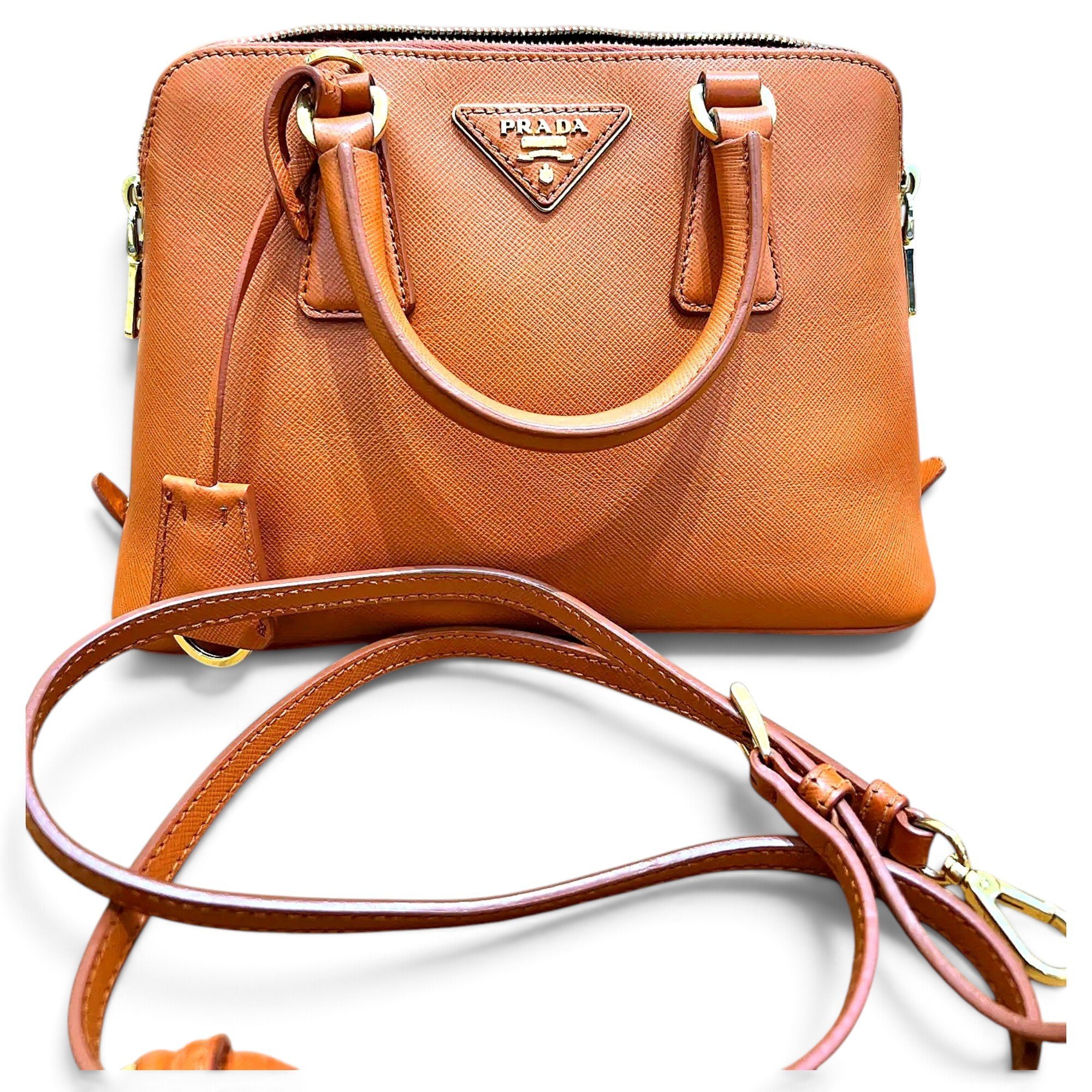 Promenade leather handbag