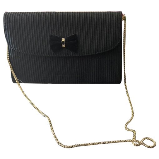 Velvet clutch bag